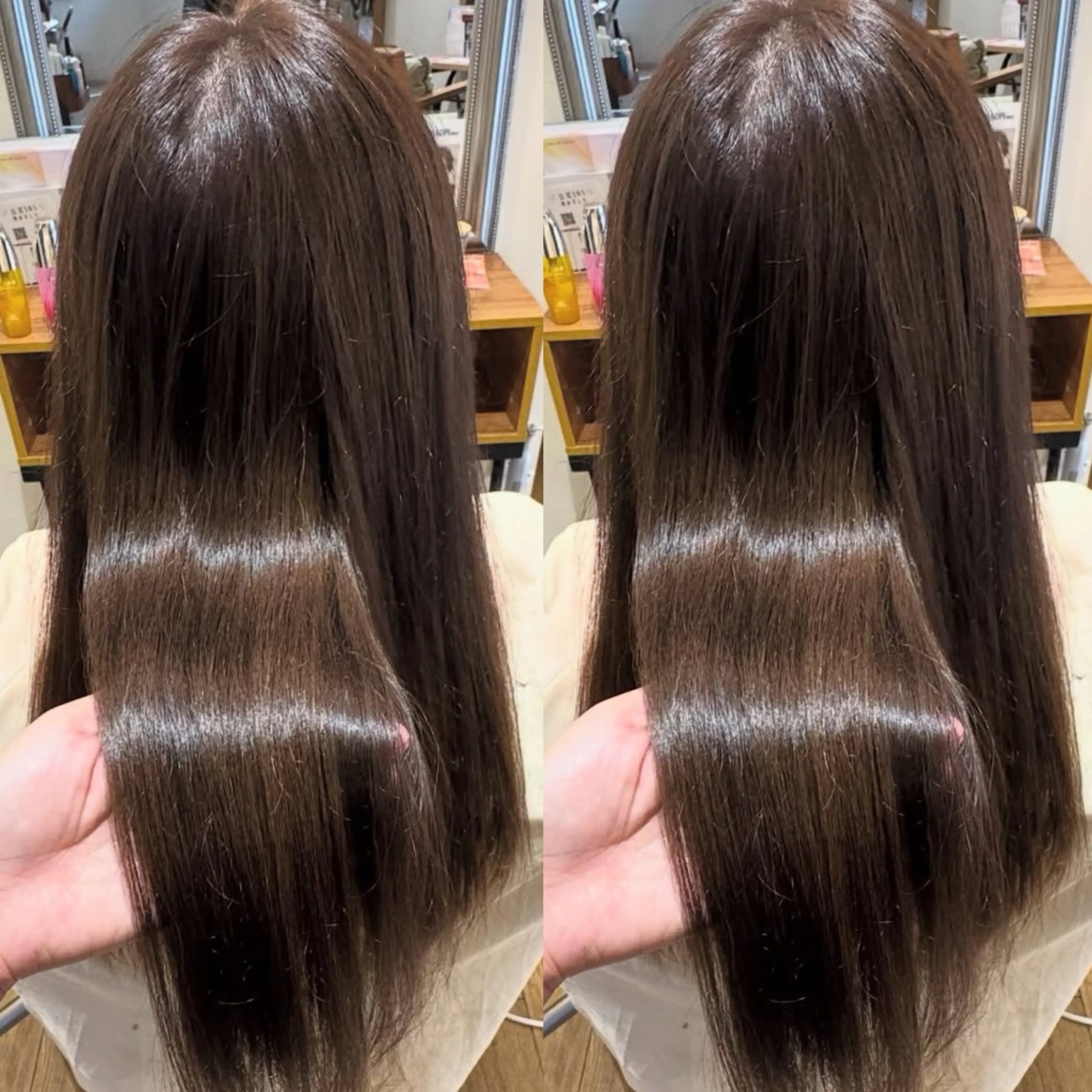 ロング カット ヘアカラー トリートメント 🪞顔周りカット🪞 北里朋子のヘアスタイル