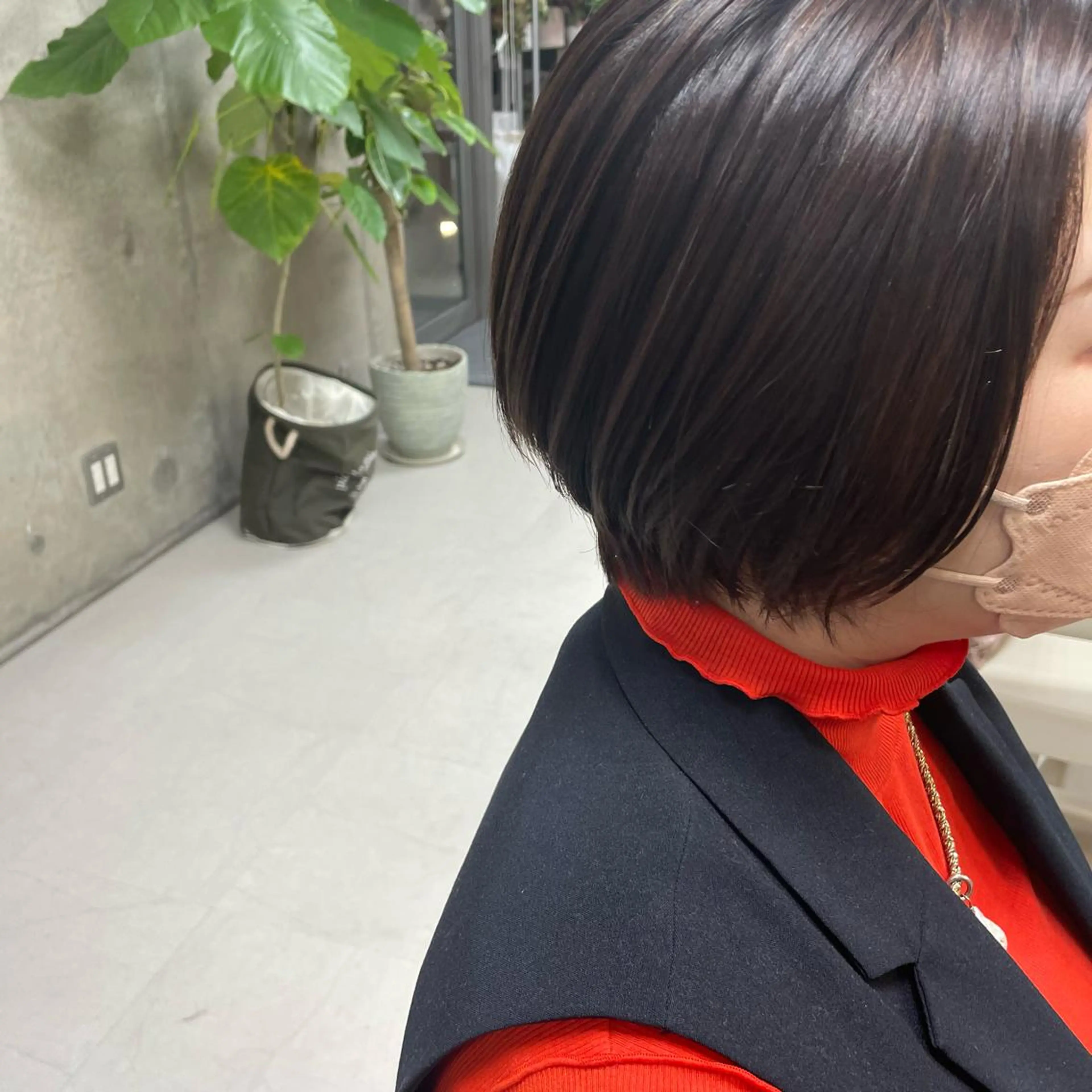 ショート カラー カット 坂本 沙也加のヘアスタイル