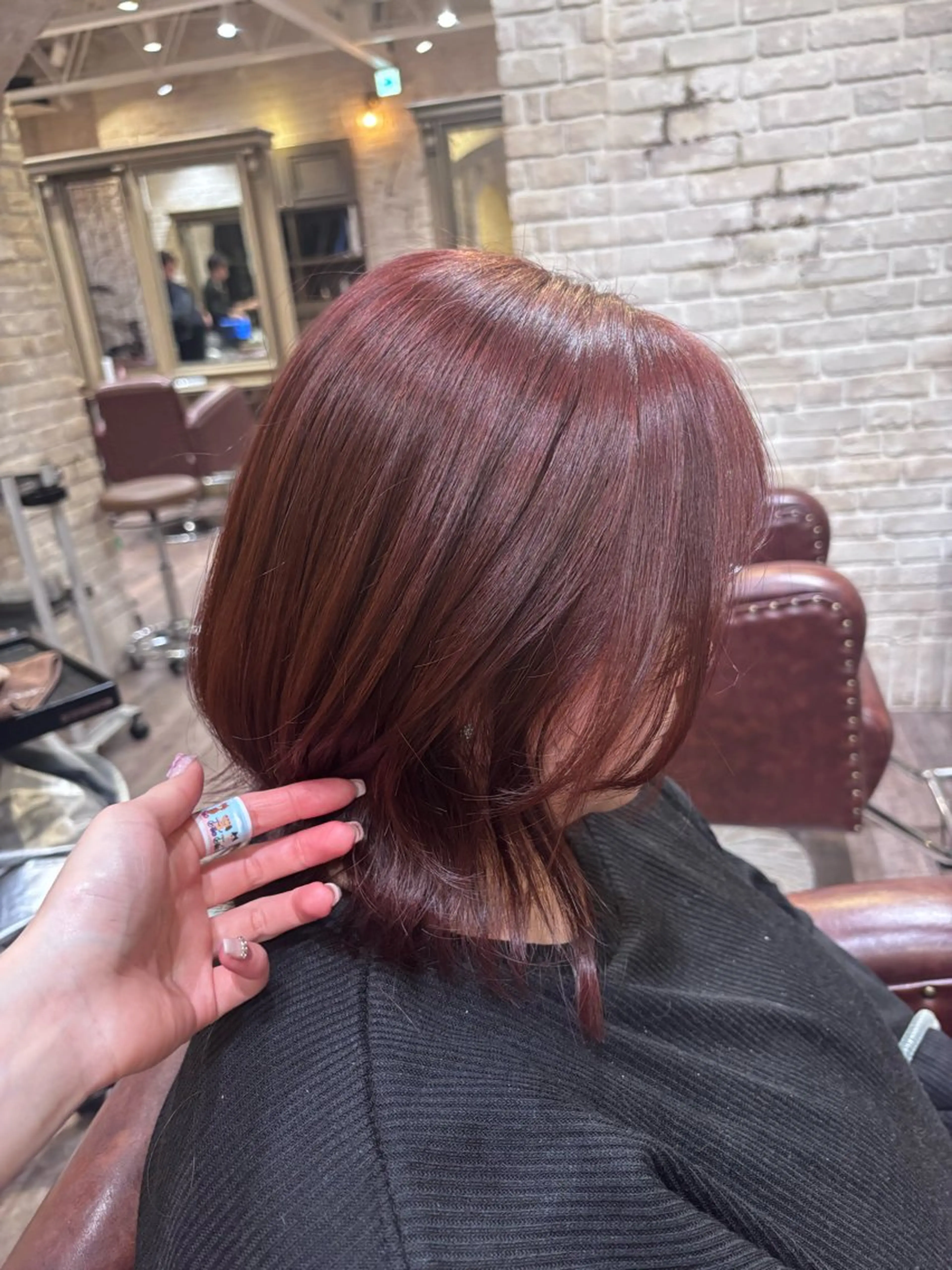 ミディアム レイヤーカット 中野 まな /elto四条烏丸店のマツエク・マツパデザイン