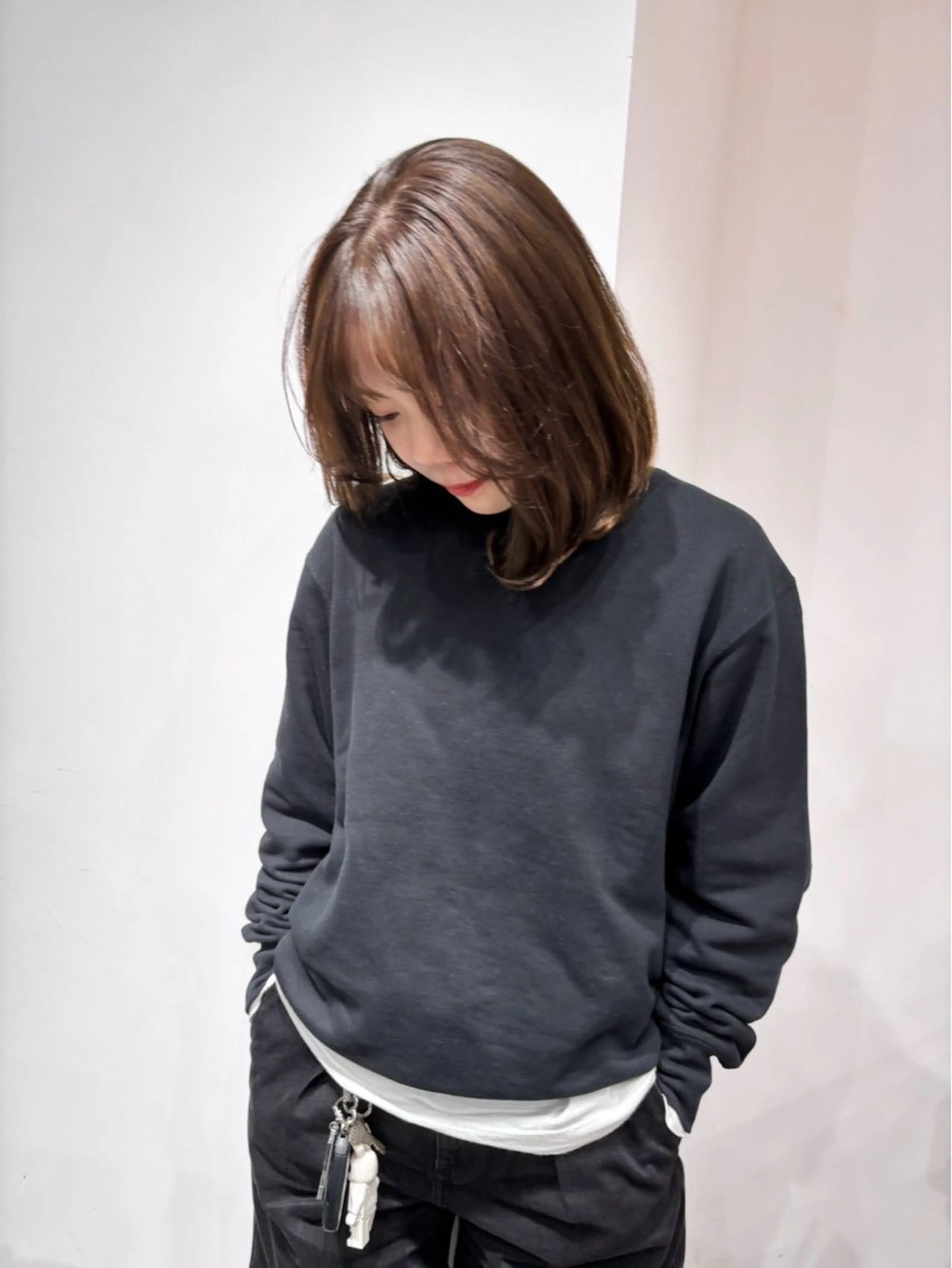 ミディアム ボブ LA.MIU★ 八王子店Mayuのヘアスタイル