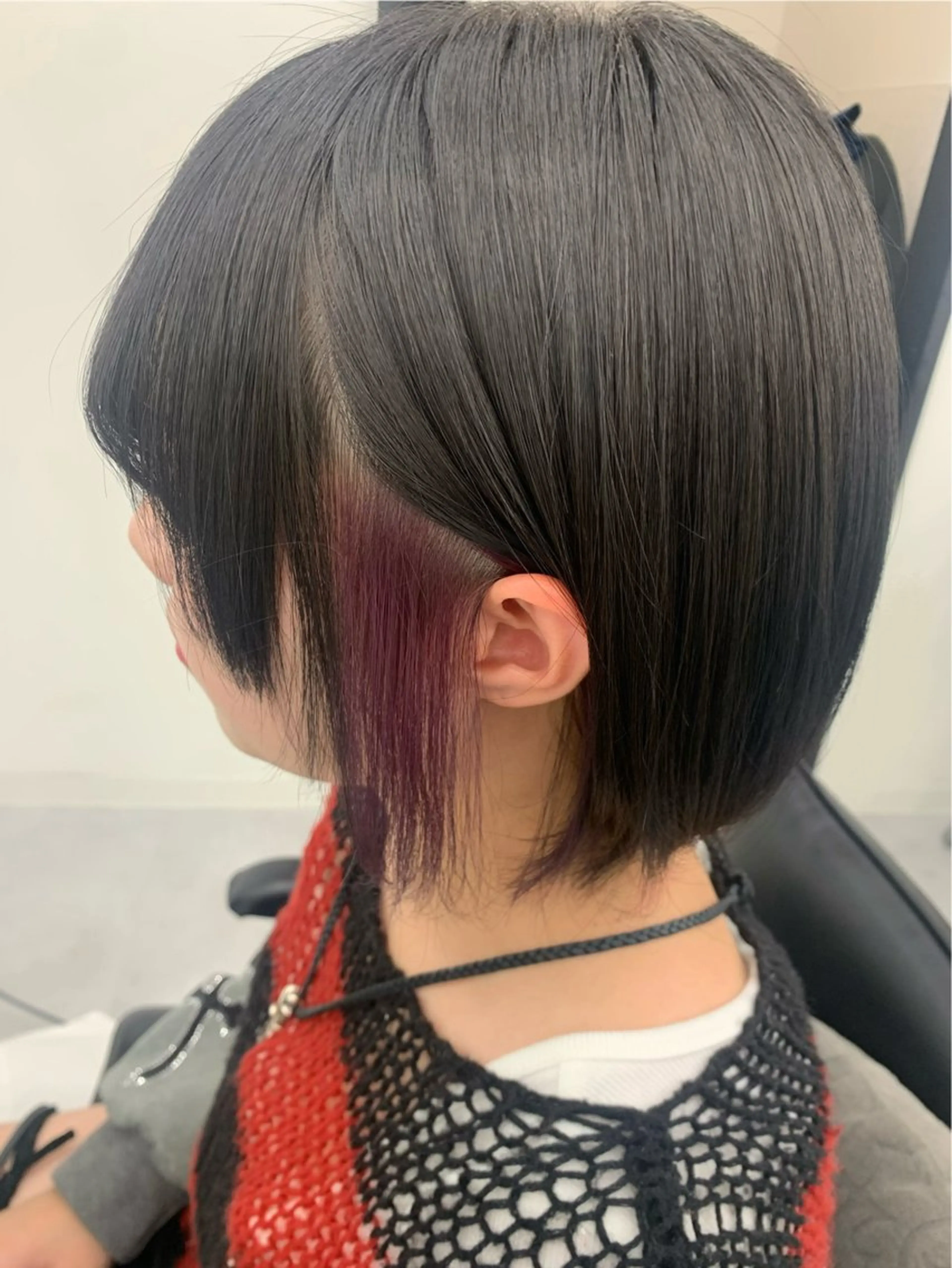 ポイントブリーチ(インナー等)+カラー+トリートメントの写真