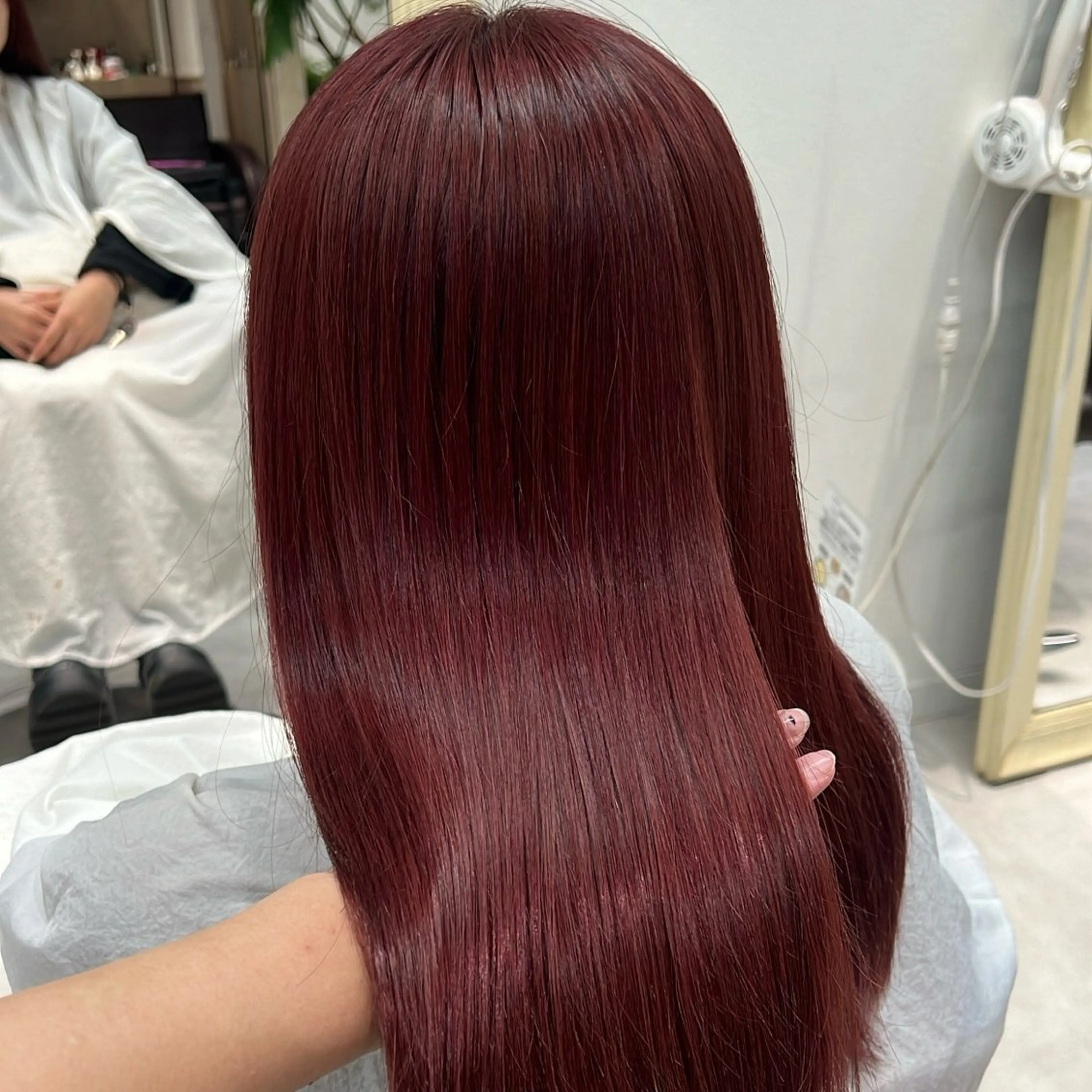 カラー ボルドーカラー 透明感カラー/ボブ / MARIE🍇のヘアスタイル