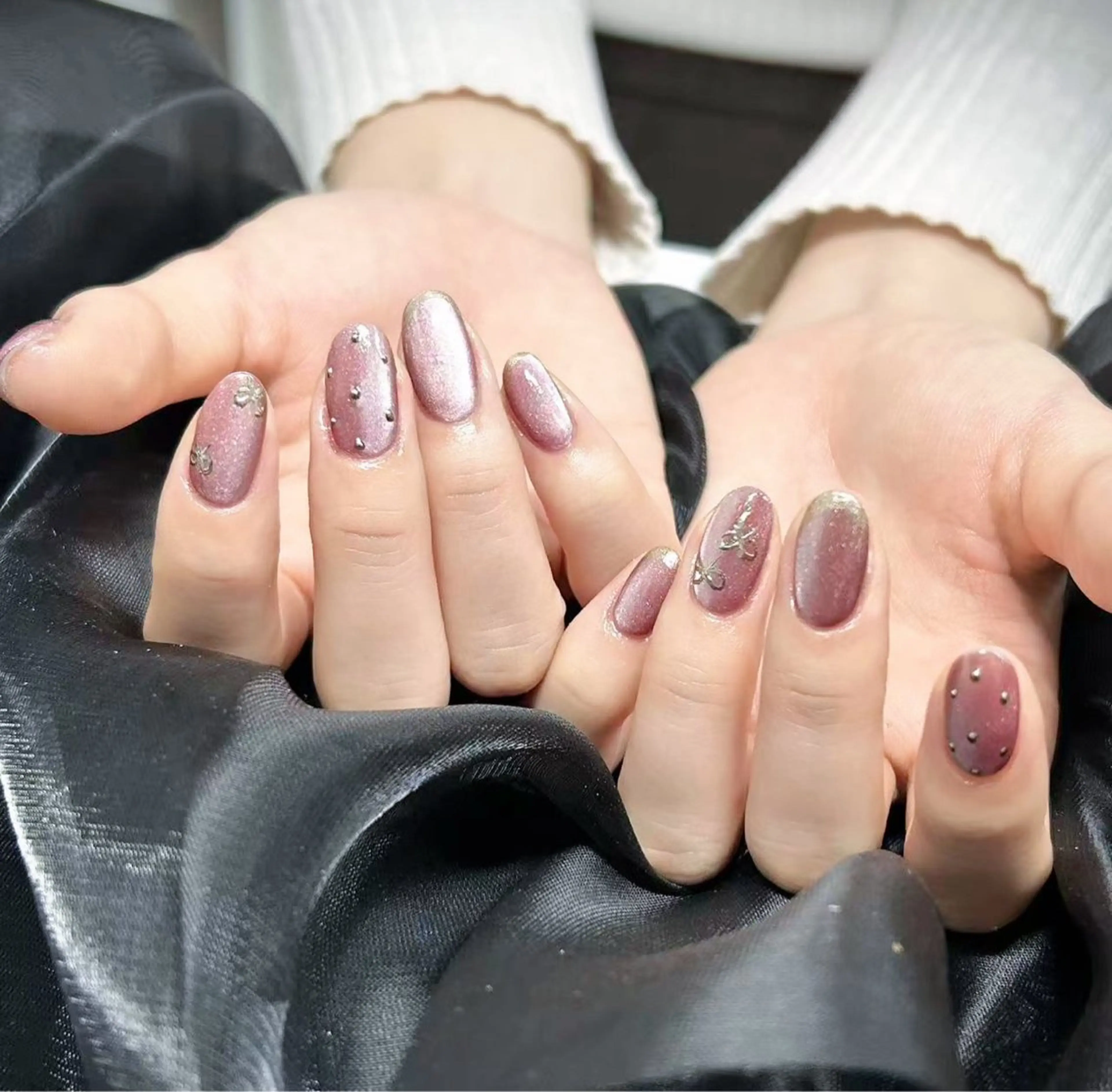 ネイル スカルプネイル シンプルネイル Lu nailsalonのネイルデザイン