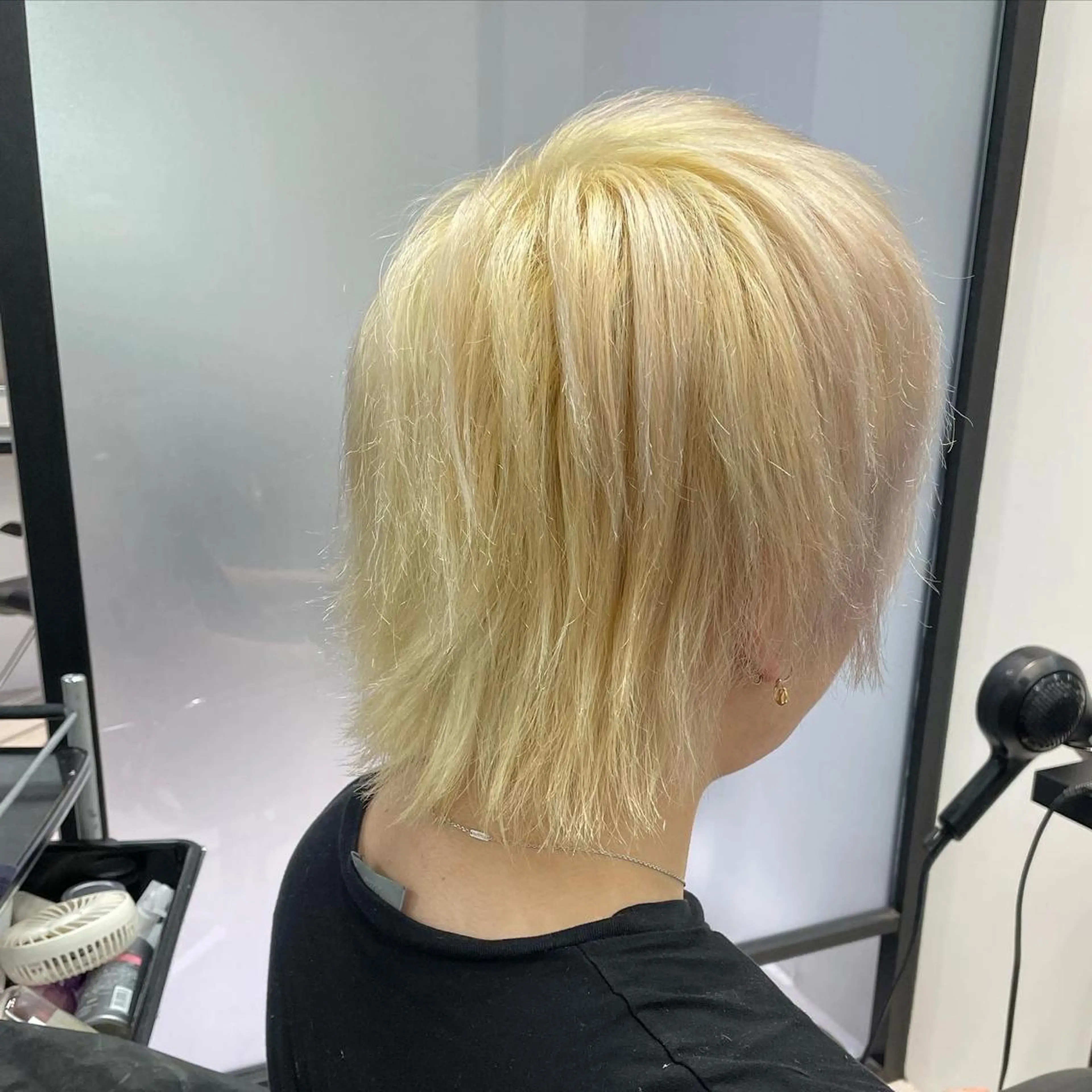 ショート カラー メンズ メンズブリーチ ブリーチ ケアブリーチ 🐺ウルフ/レイヤー カット/高嶋湧大のヘアスタイル