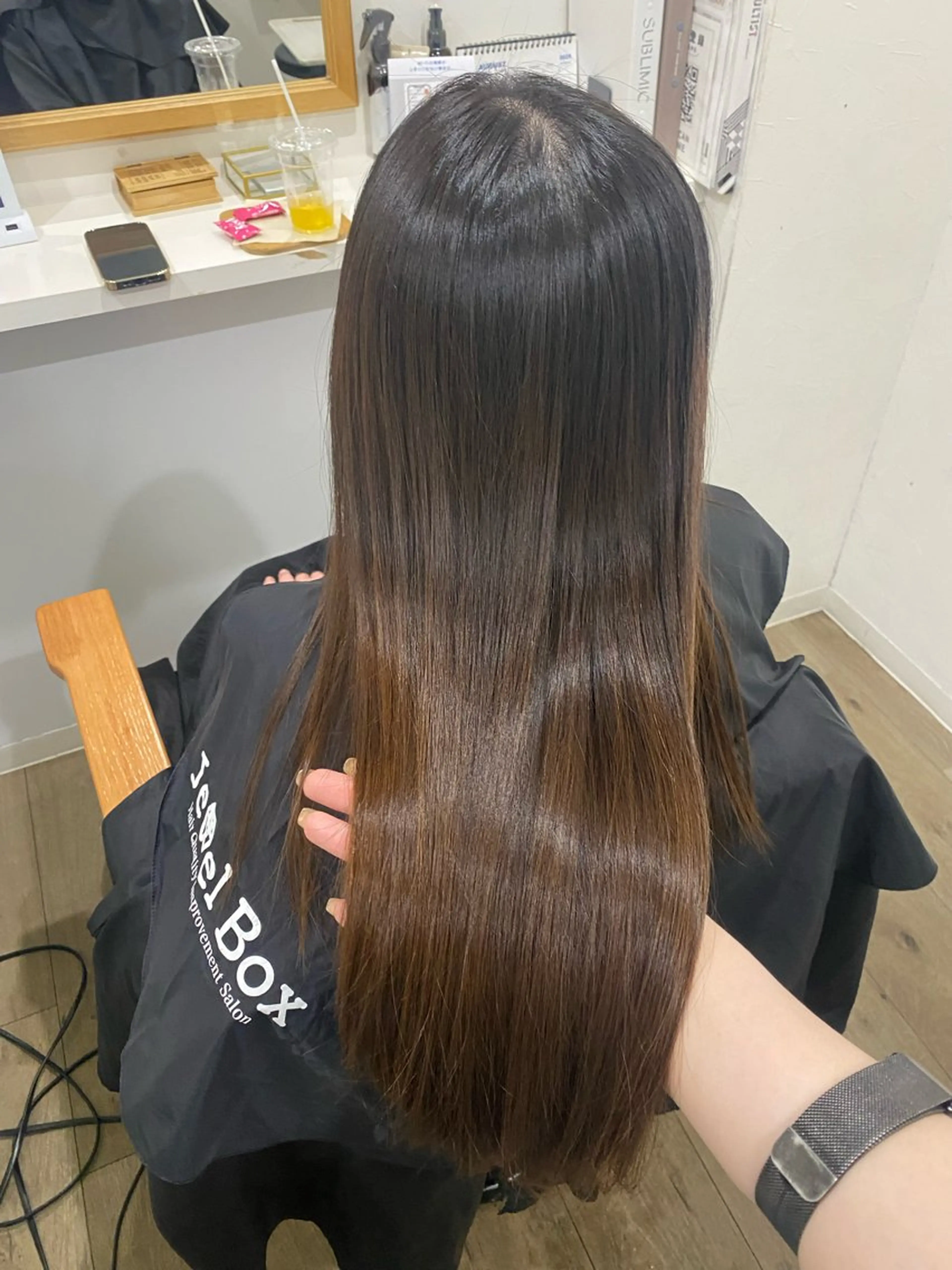 ロング 縮毛矯正 髪質改善サロン 梅田/ヨナミネのヘアスタイル