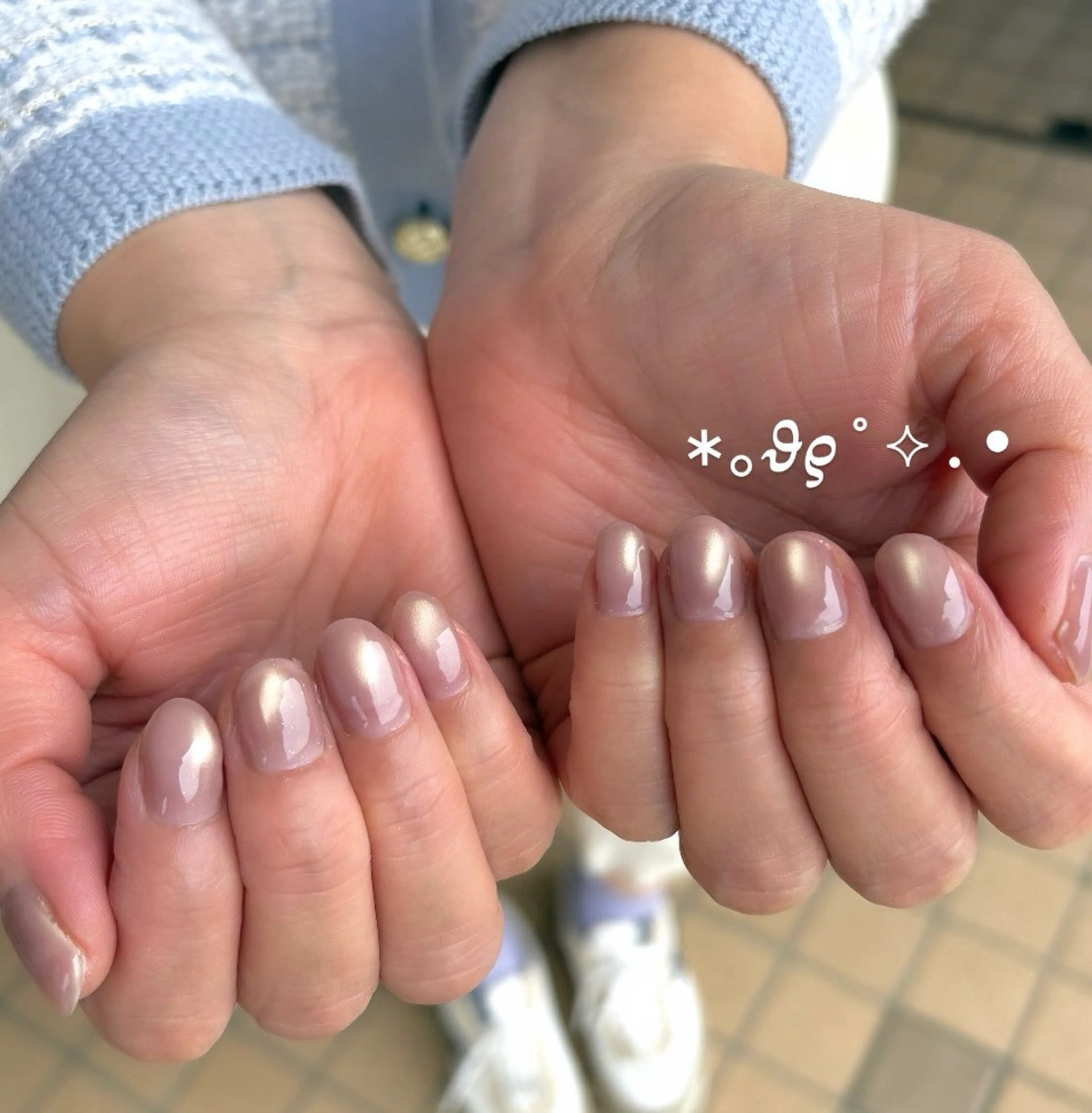 ネイル マグネットネイル シンプルネイル ハンドネイル みぎた かのこのネイルデザイン