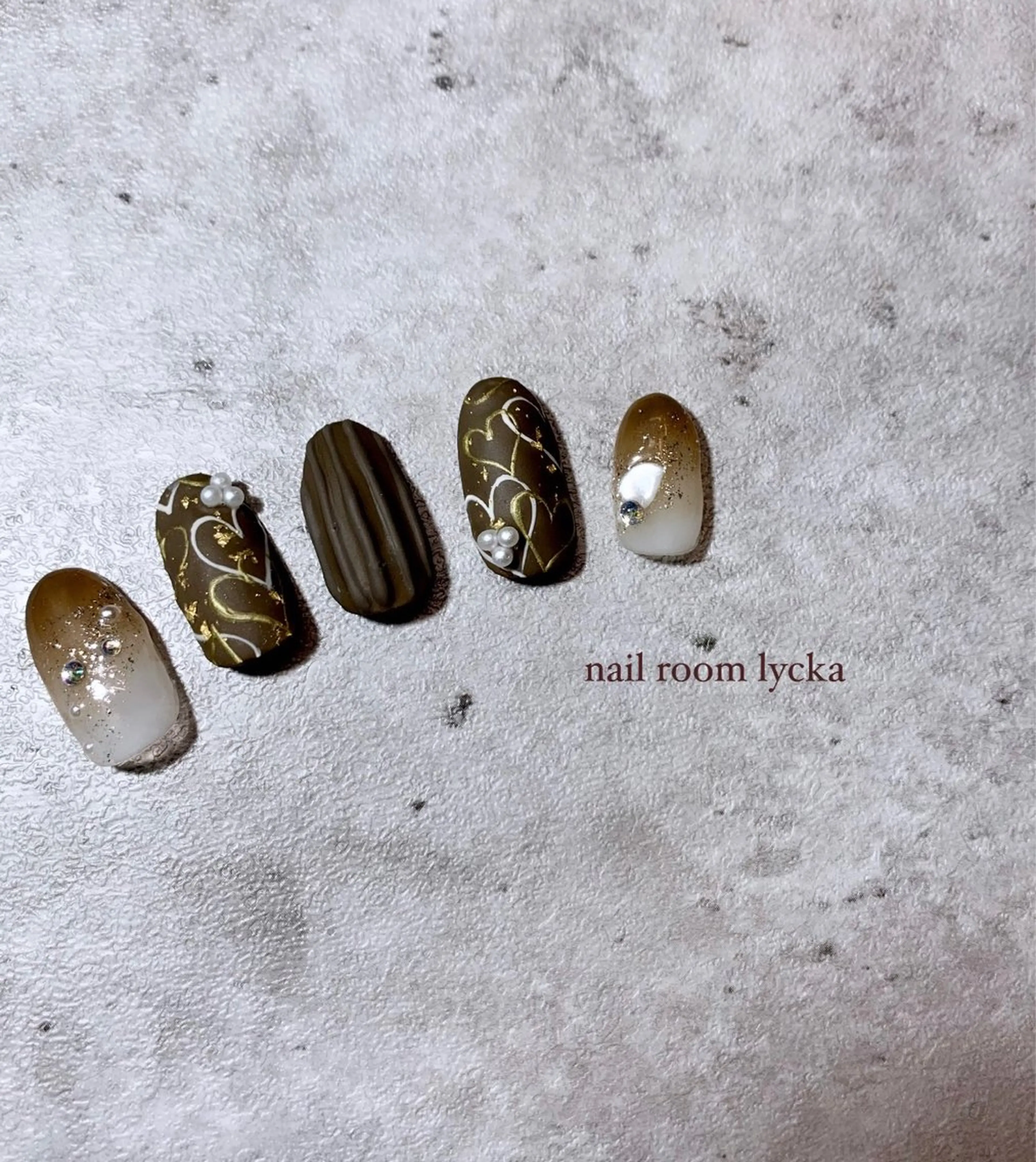 ネイル バレンタイン ﾈｲﾙﾙｰﾑﾘｯｶ 𝐦𝐚𝐲𝐮のネイルデザイン