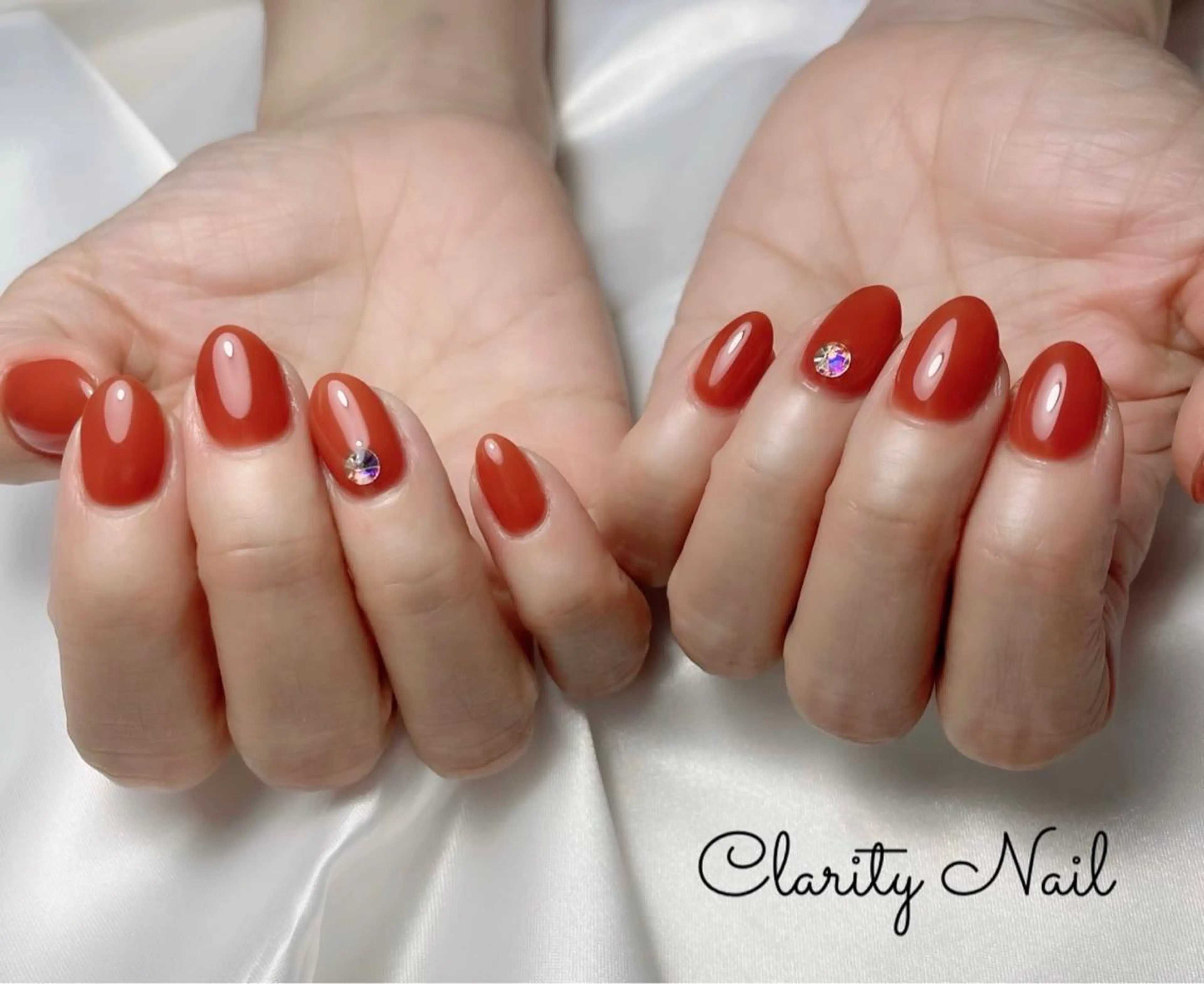 ネイル ワンカラーネイル ハンドネイル Clarity Nailのネイルデザイン