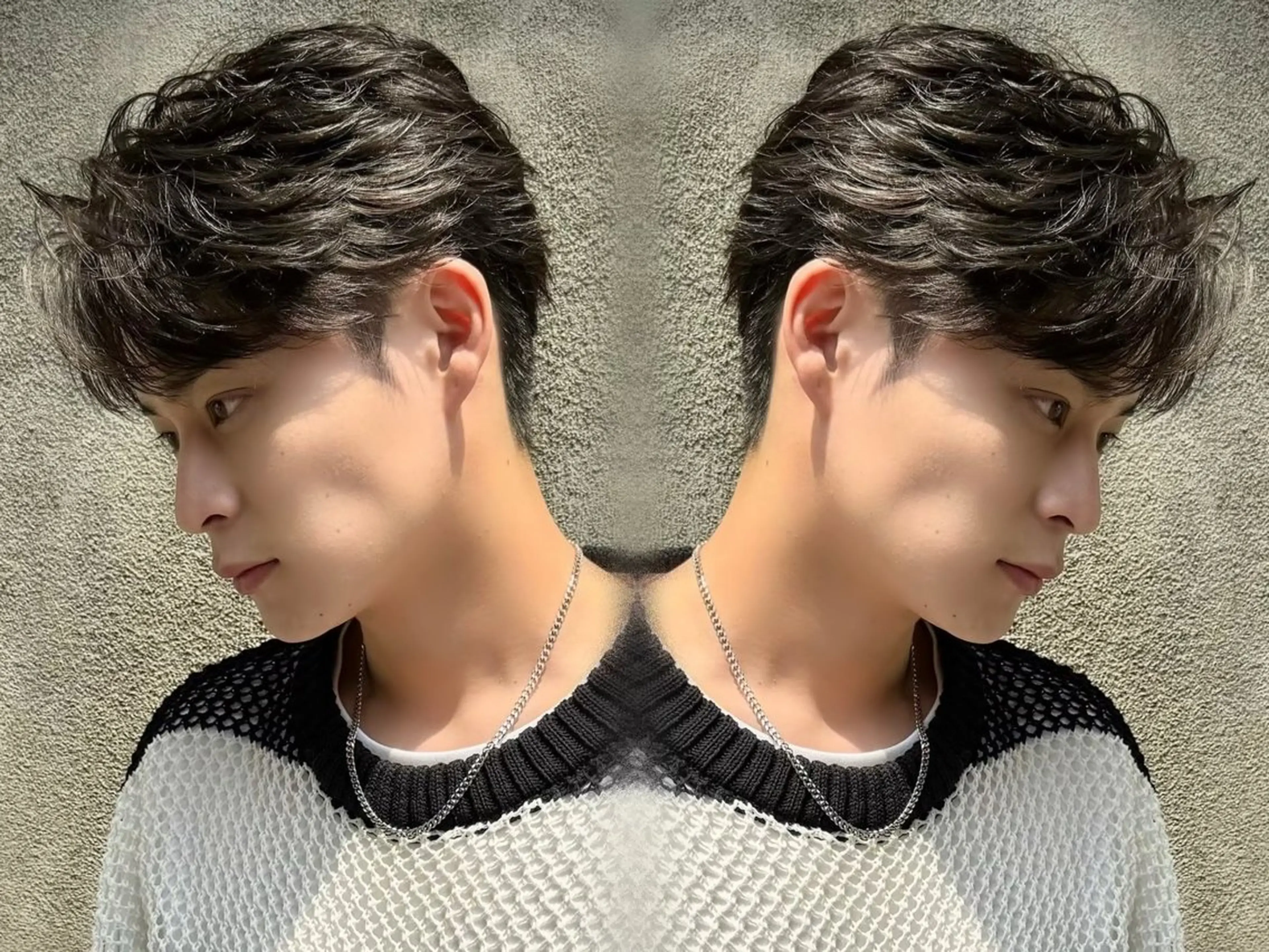 🌟メンズカット+縮毛矯正🌟ピンピンにならないナチュラル又は毛流れを出す綺麗な艶のある癖伸ばしを叶えます‼️の写真