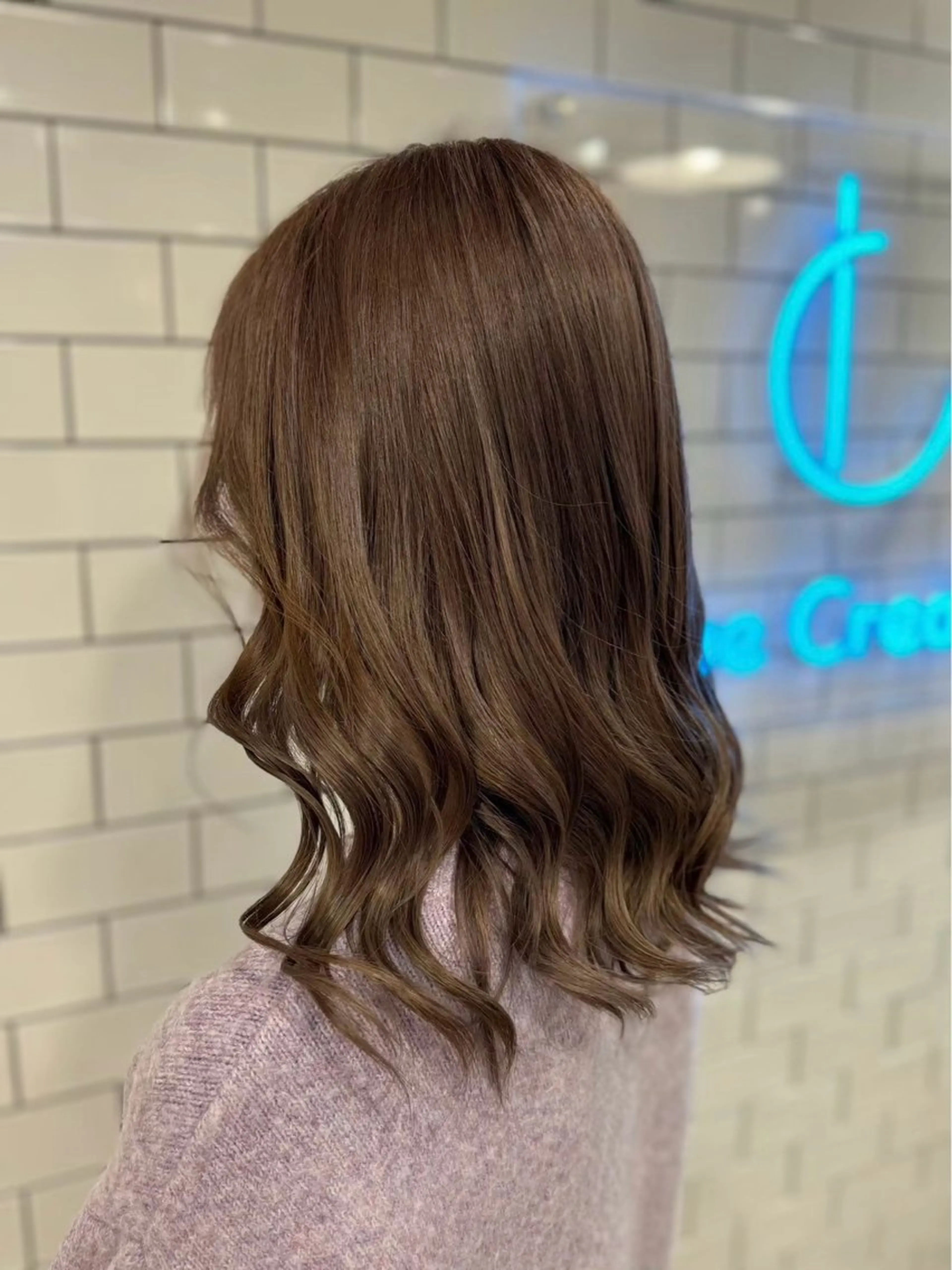 セミロング カラー ヘアアレンジ 🫧うる艶縮毛矯正 🫧koisoのヘアスタイル