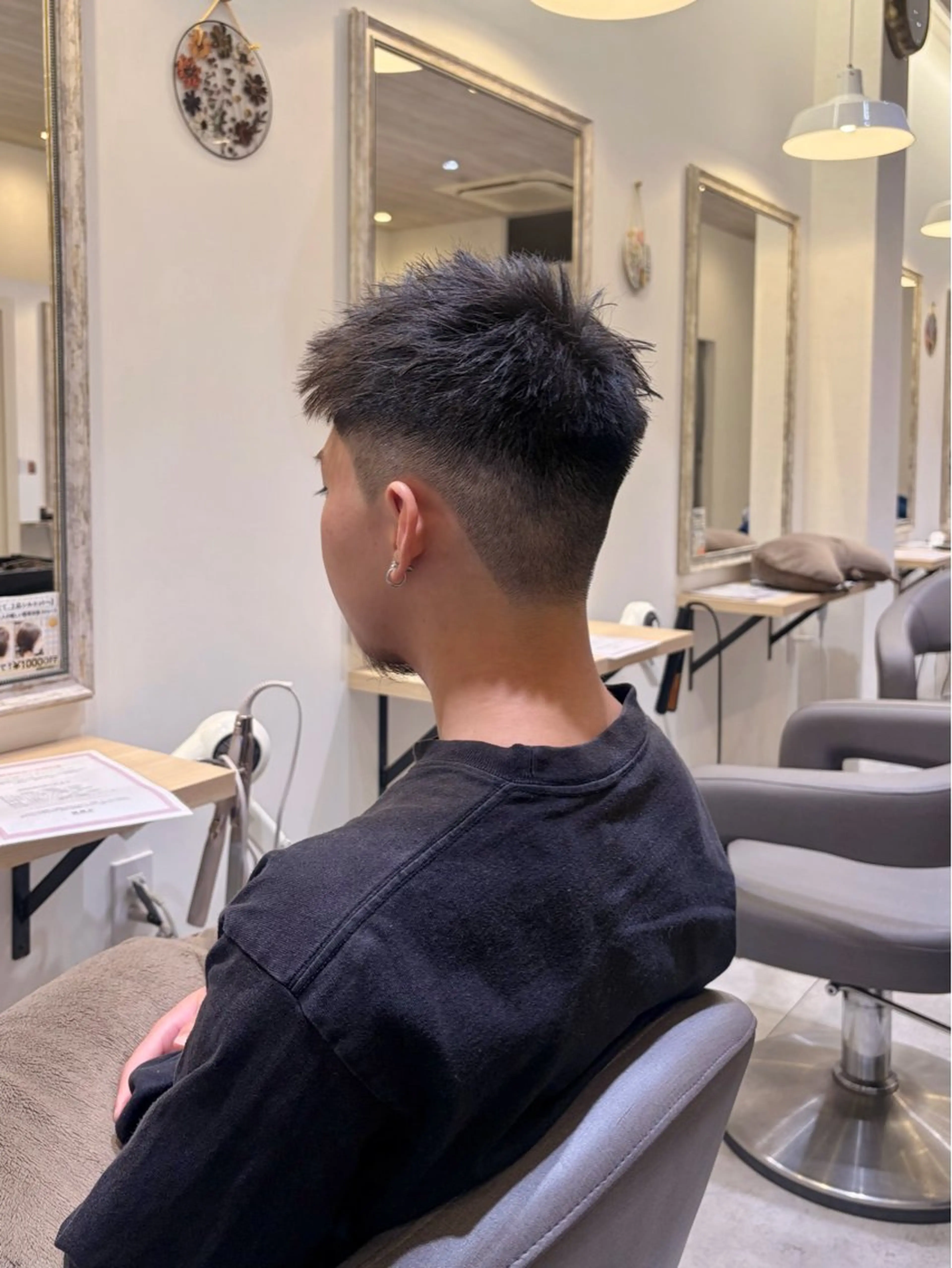 メンズ yuu モデル募集のヘアスタイル