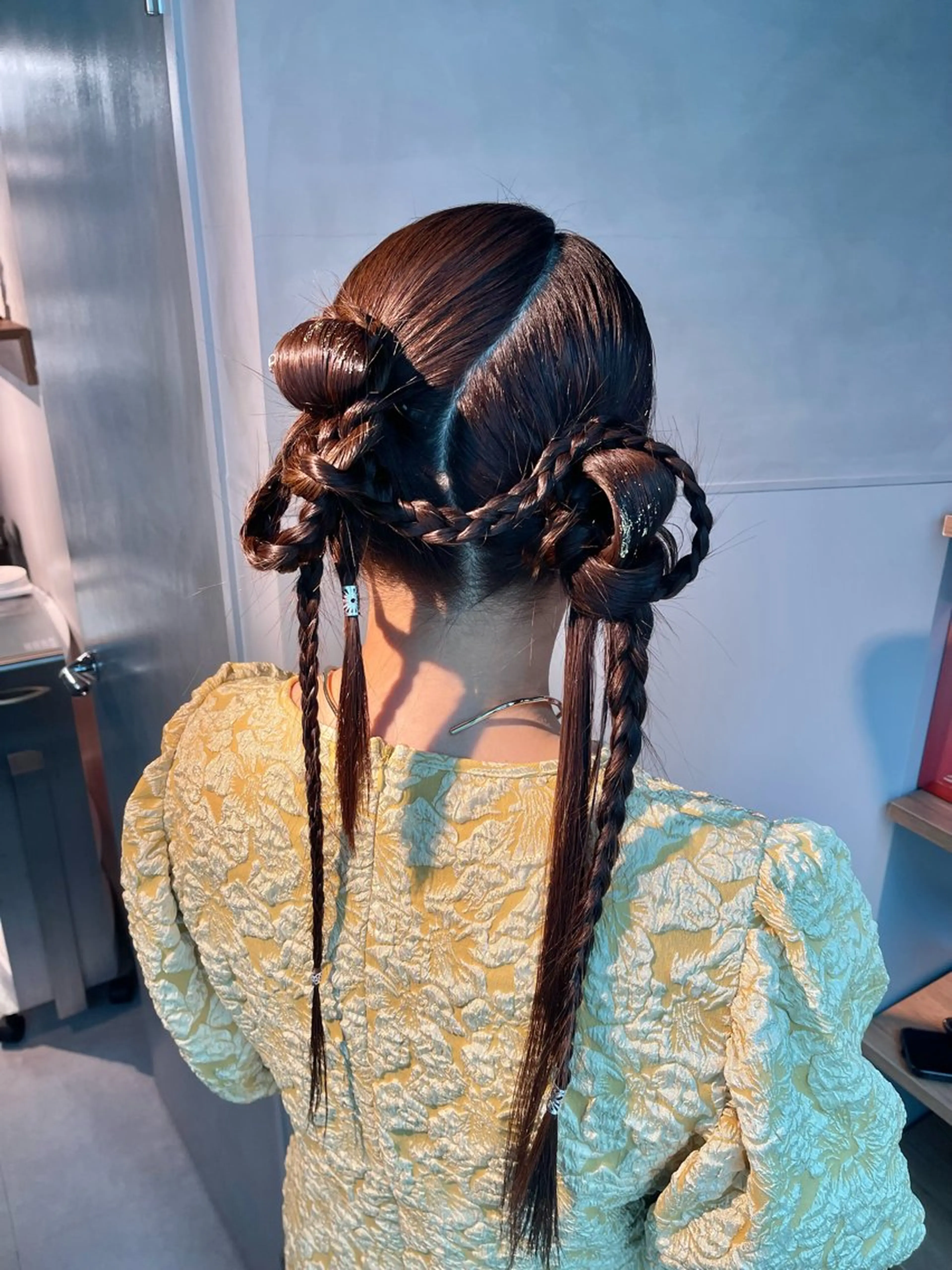 ヘアアレンジ ポニーテール 結婚式・ブライダル 卒業式のヘアスタイル ヘアセット charm《銀座》 ヘアセット/縮毛矯正のヘアスタイル