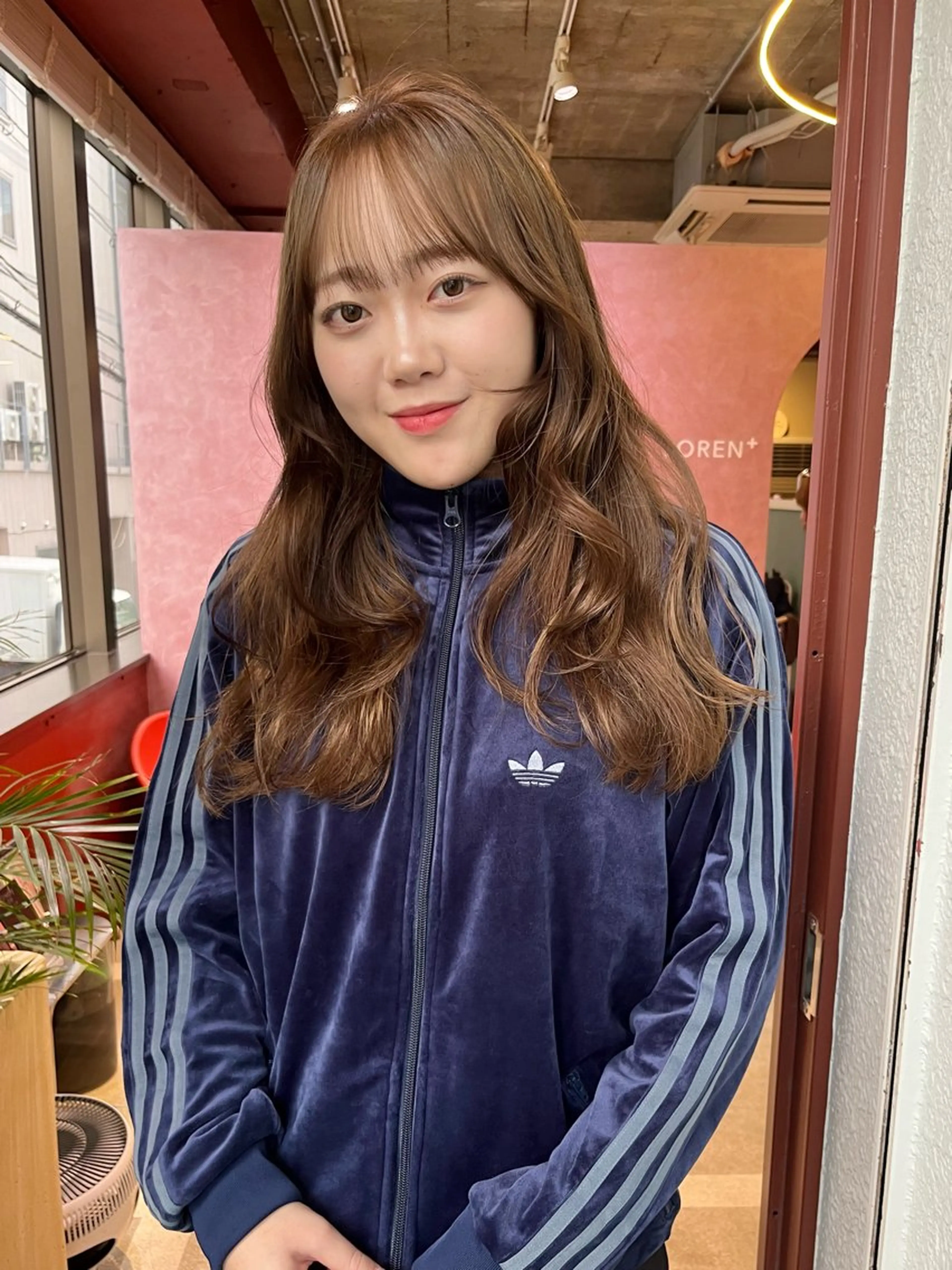 セミロング カラー カット レイヤーカット🍏 パーマ/ののかのヘアスタイル