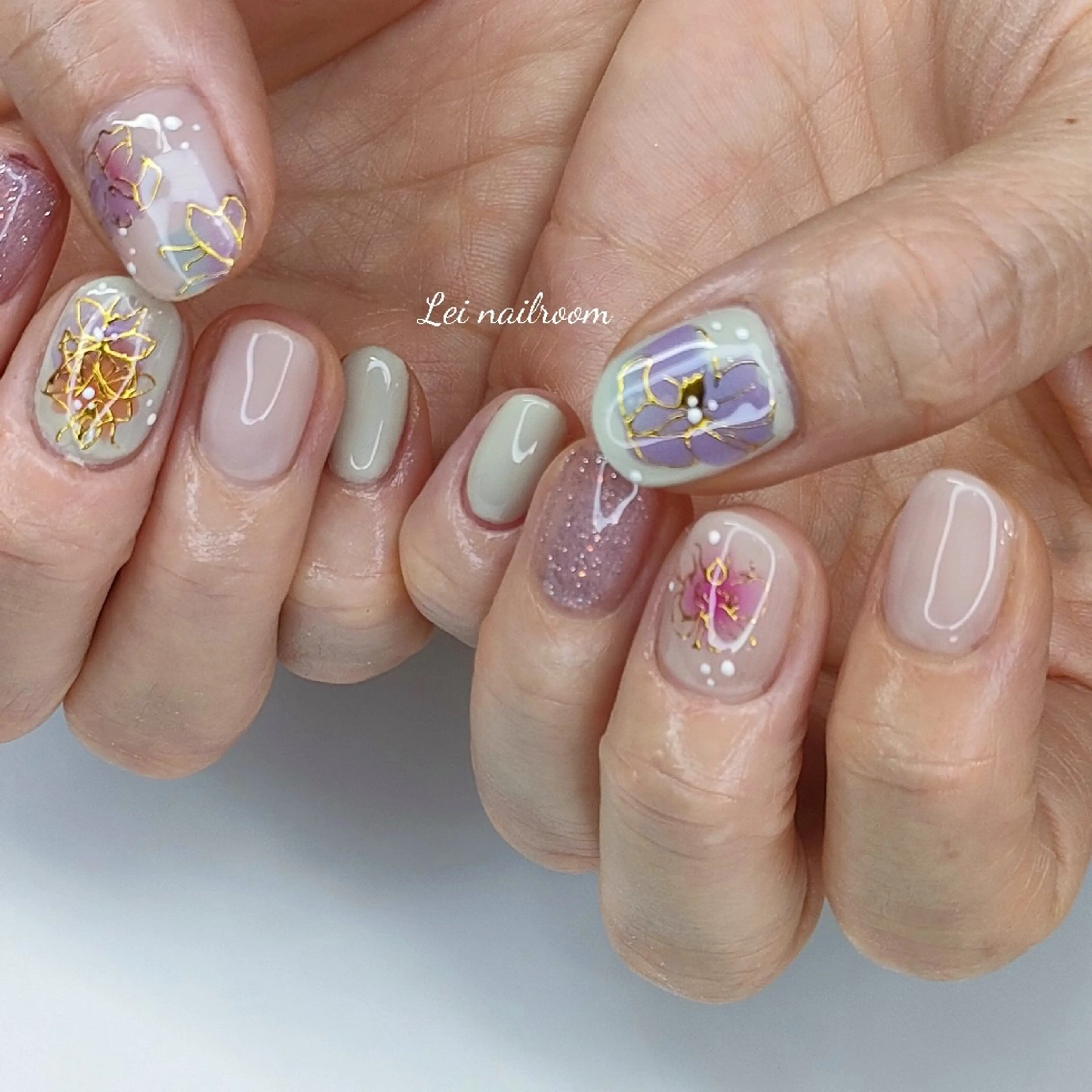 ネイル アートネイル lei🌼 nailroomのネイルデザイン