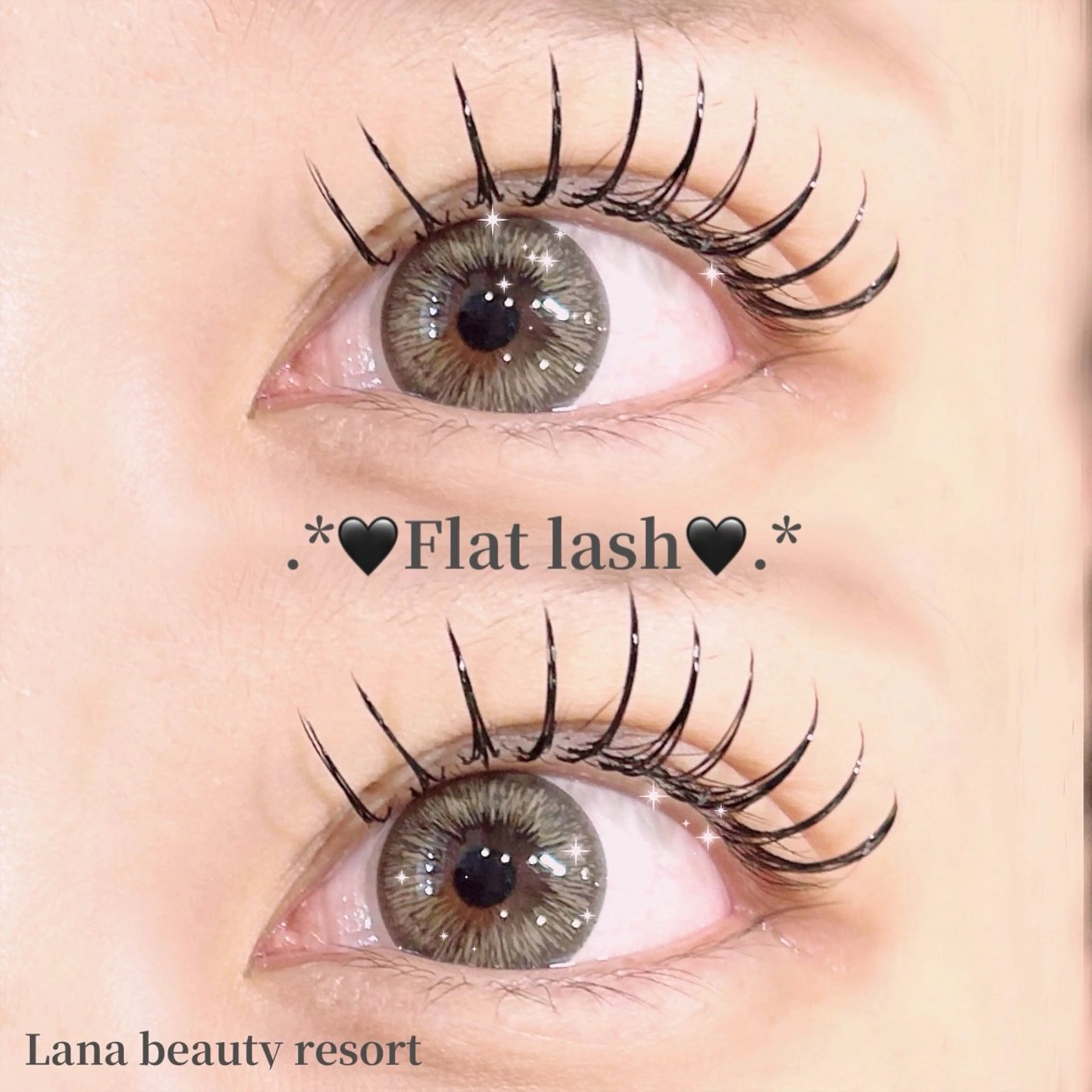 【🎀マツエク🎀】フラットラッシュ100本の写真