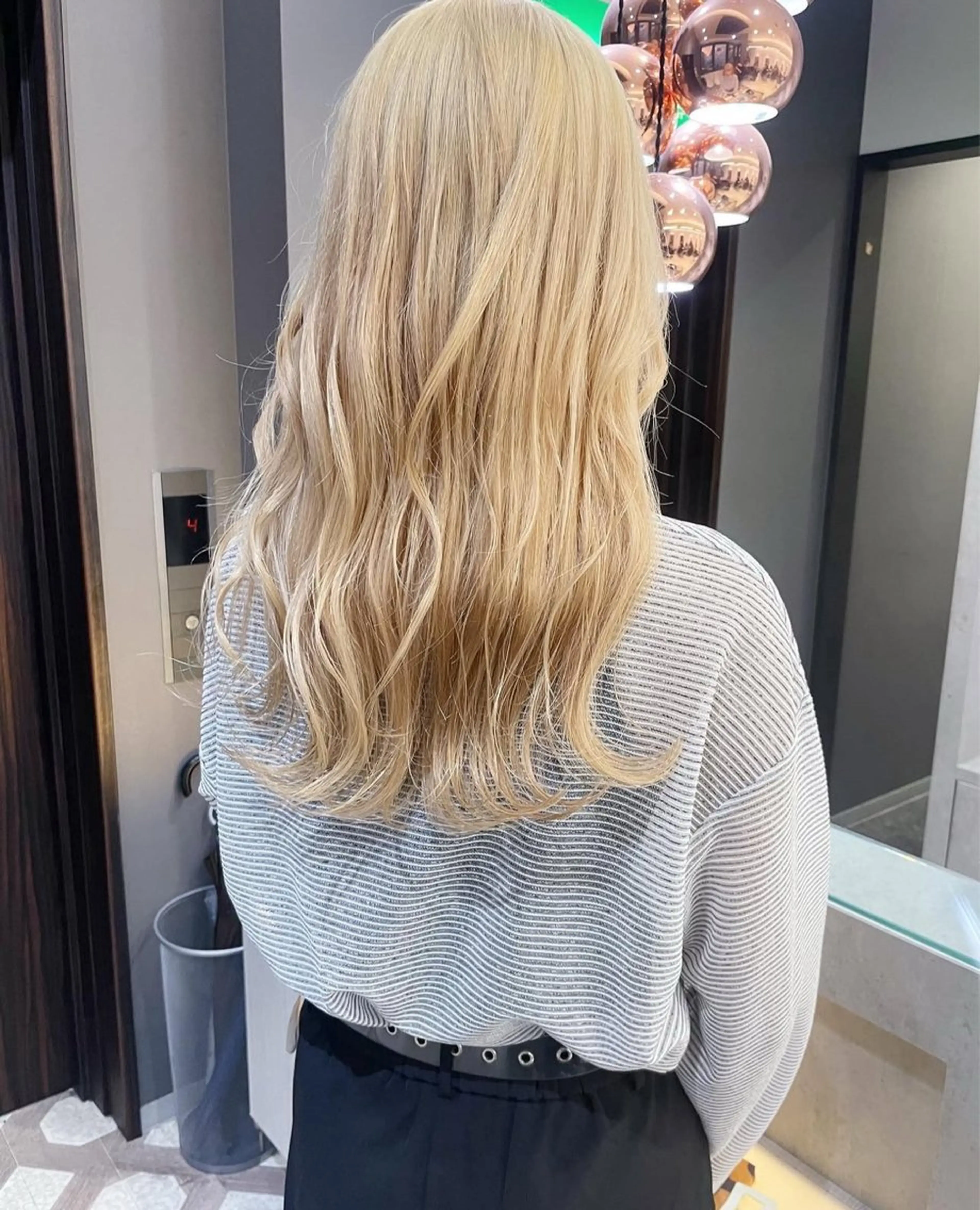 ロング カラー 天神/ハイトーン/艶 カラー/Miharuのヘアスタイル