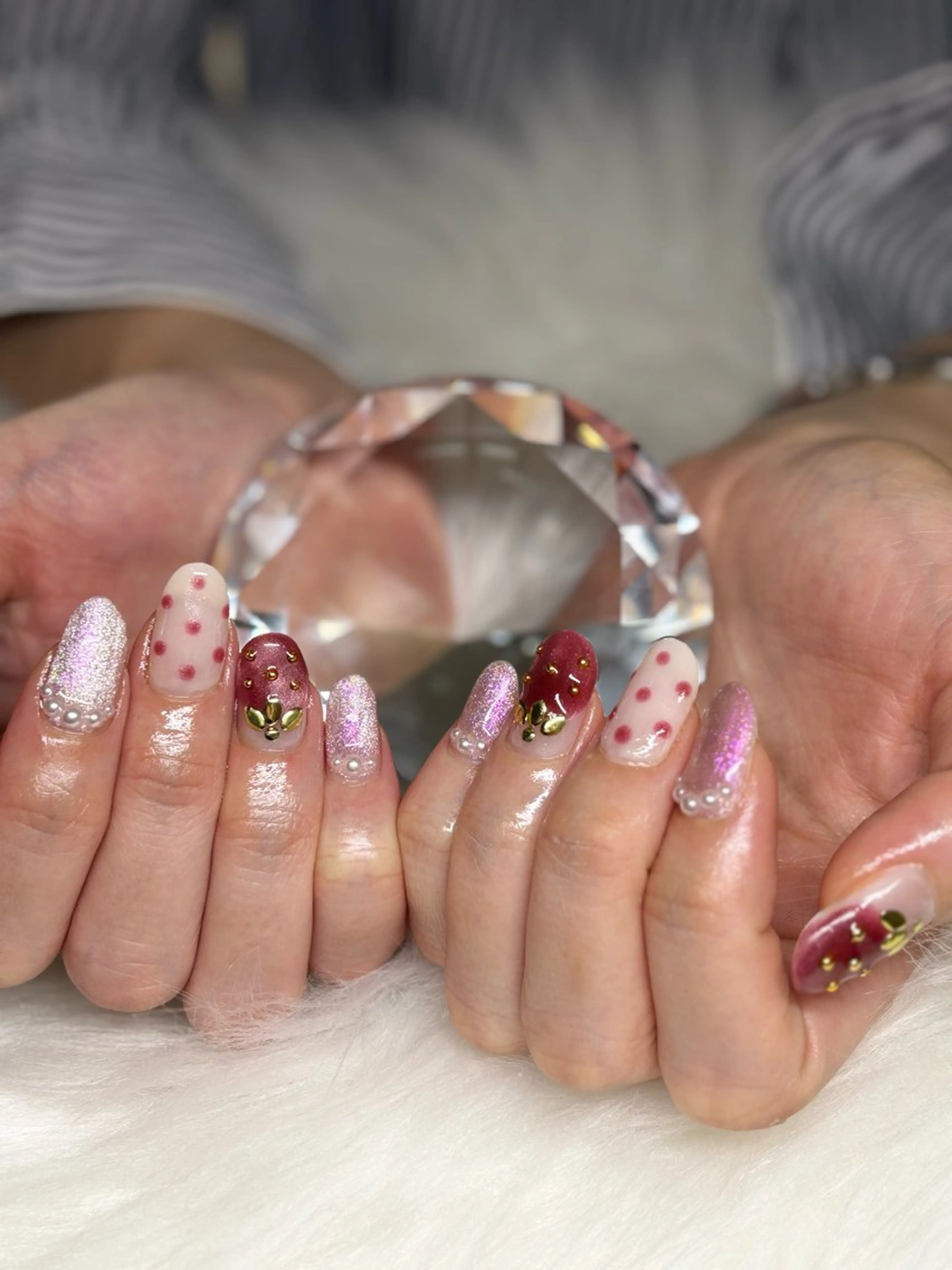 ネイル 春ネイル ハンドネイル Re:am-リアム-所属・Re:am AYUのネイルデザイン