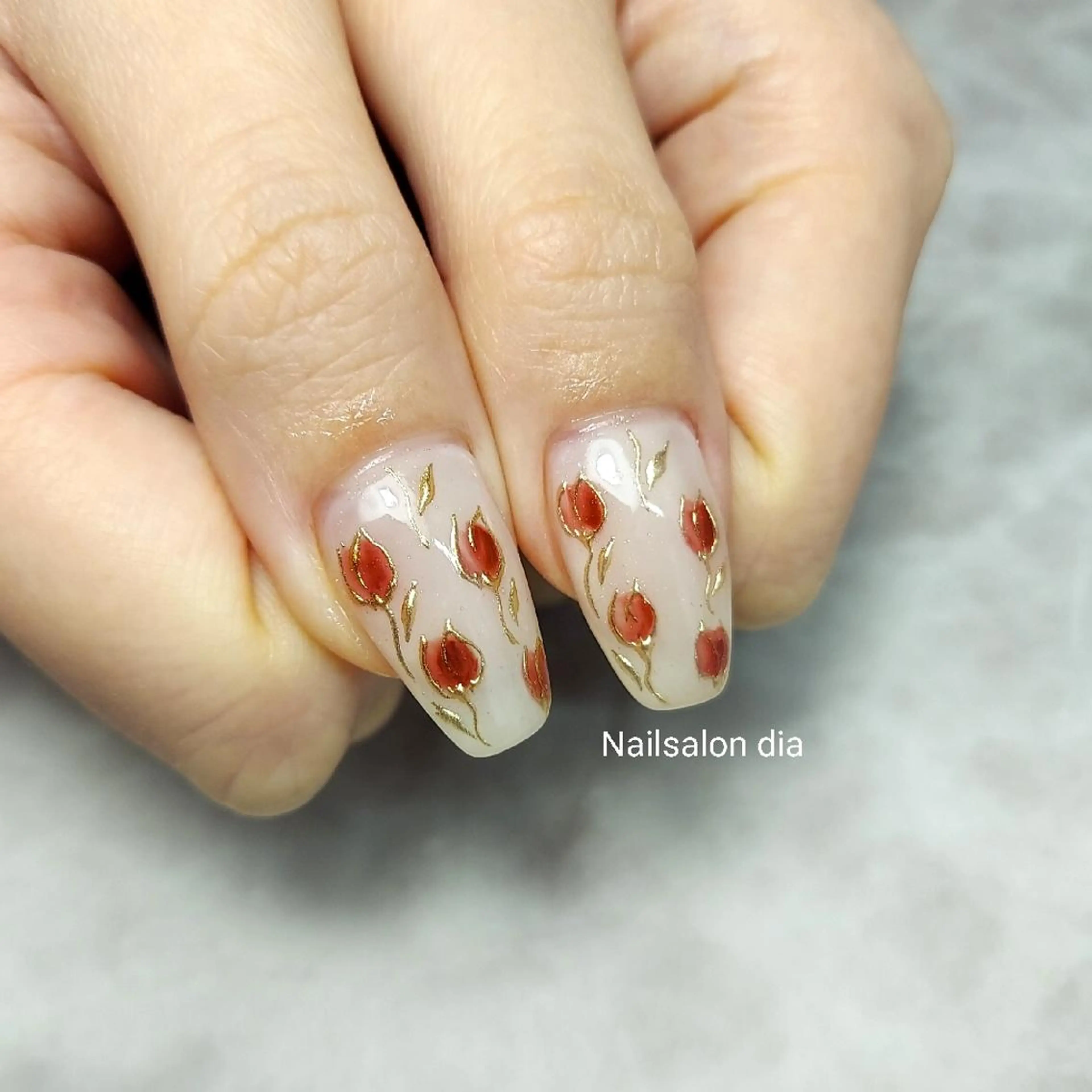 ネイル チークネイル フラワーネイル キラキラネイル マグネットネイル ミラーネイル ハンドネイル 栗東駅 徒歩10分 ネイルサロン ディアのネイルデザイン