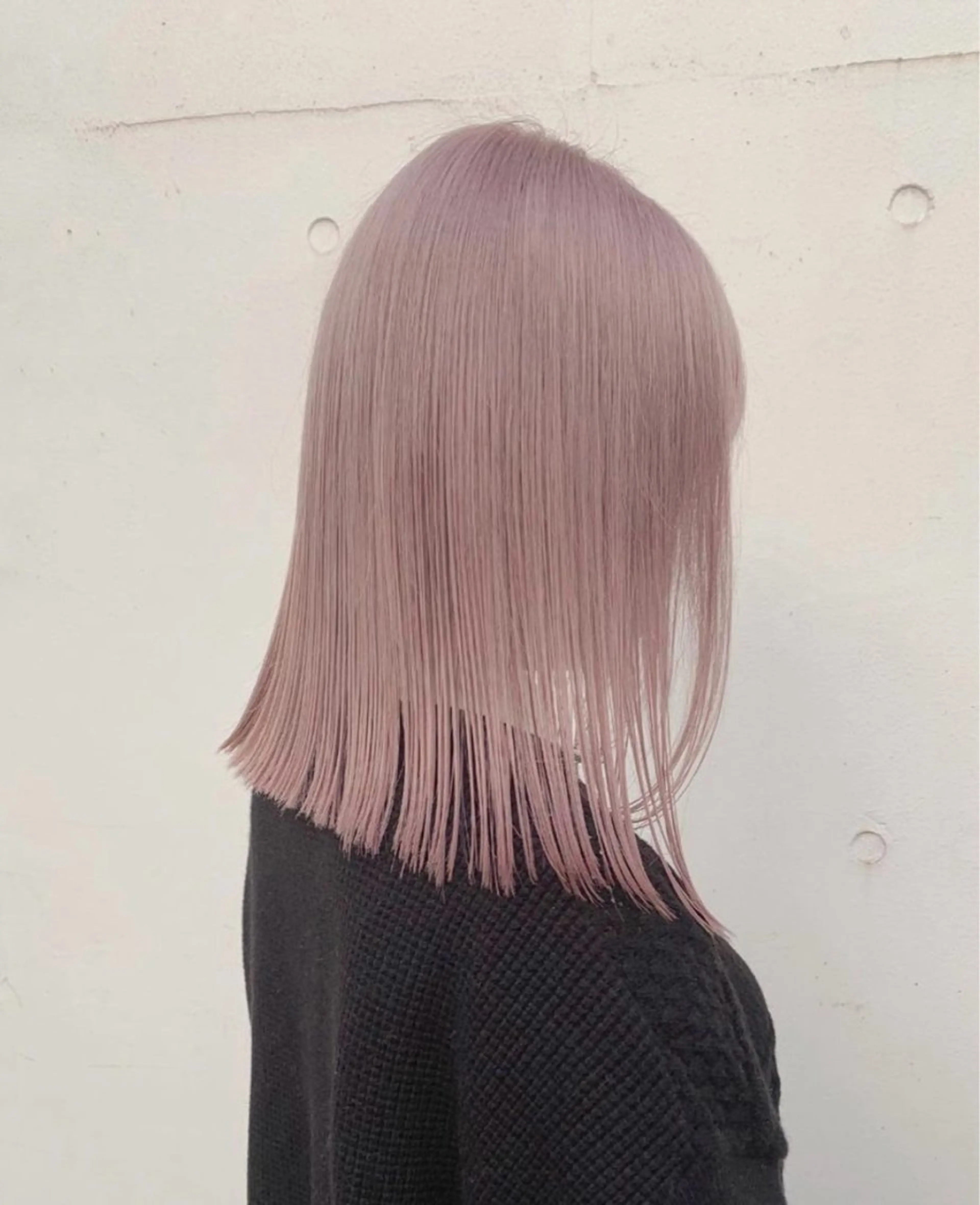 ミディアム カラー アッシュ ベージュカラー ブリーチ ケアブリーチ ダブルカラー ブリーチ　ハイトーン 特化🌈フジタハルキのヘアスタイル