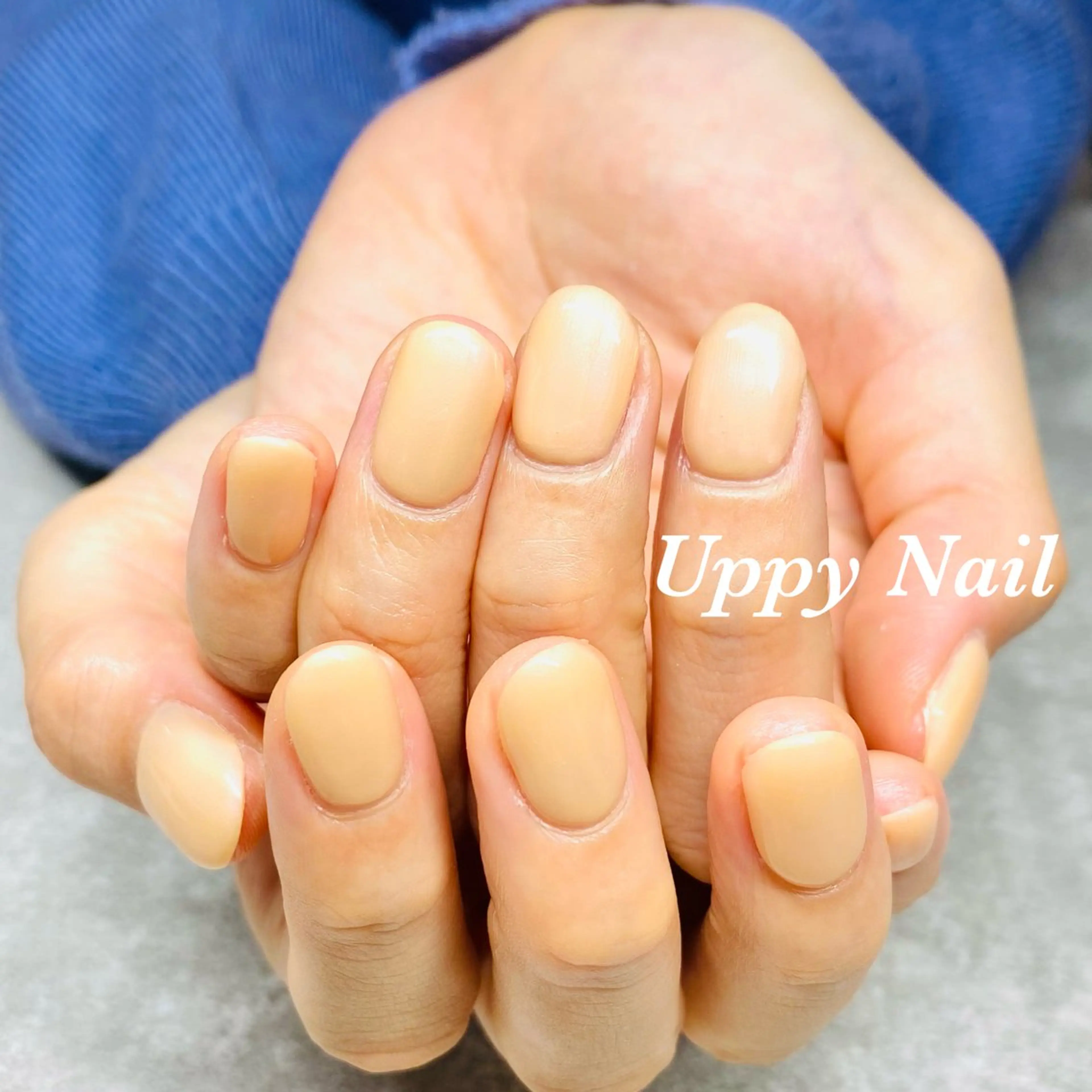 ネイル ワンカラーネイル シンプルネイル ハンドネイル Uppy Nail ukyoのネイルデザイン