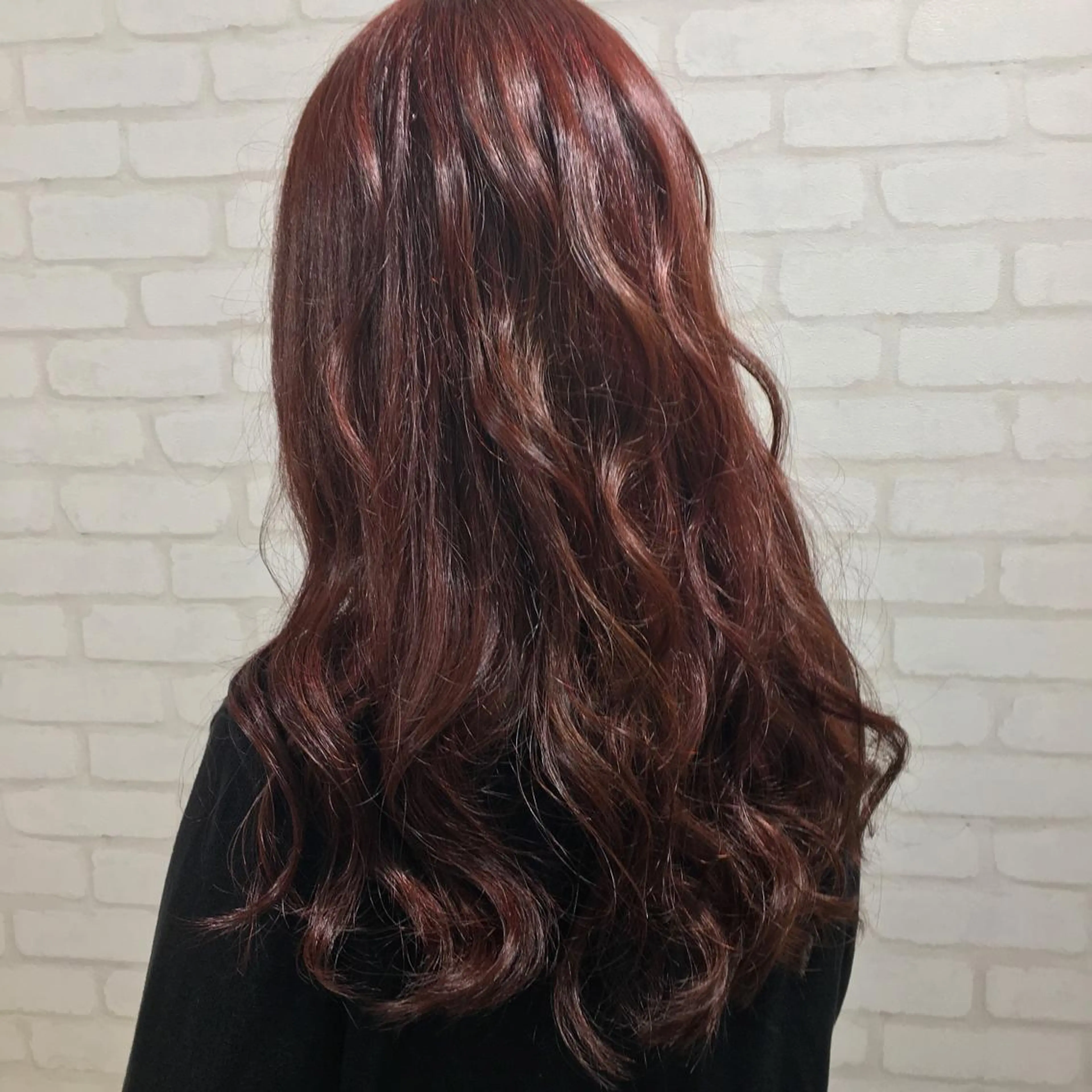 セミロング カラー バイオレットカラー miki 🦎のヘアスタイル