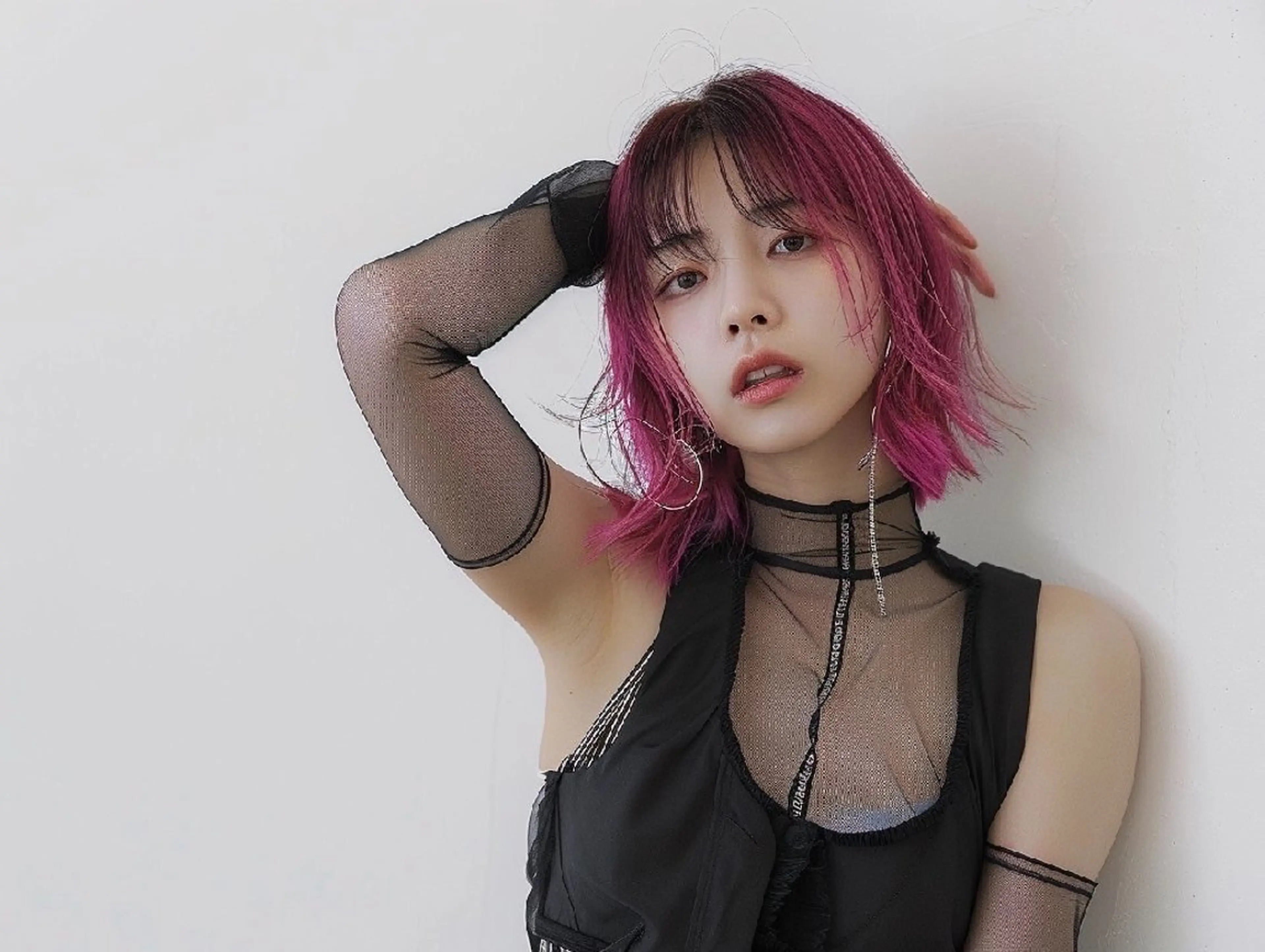 カラー 束感まつぱ🥑🤍 NATUKI🤍のヘアスタイル