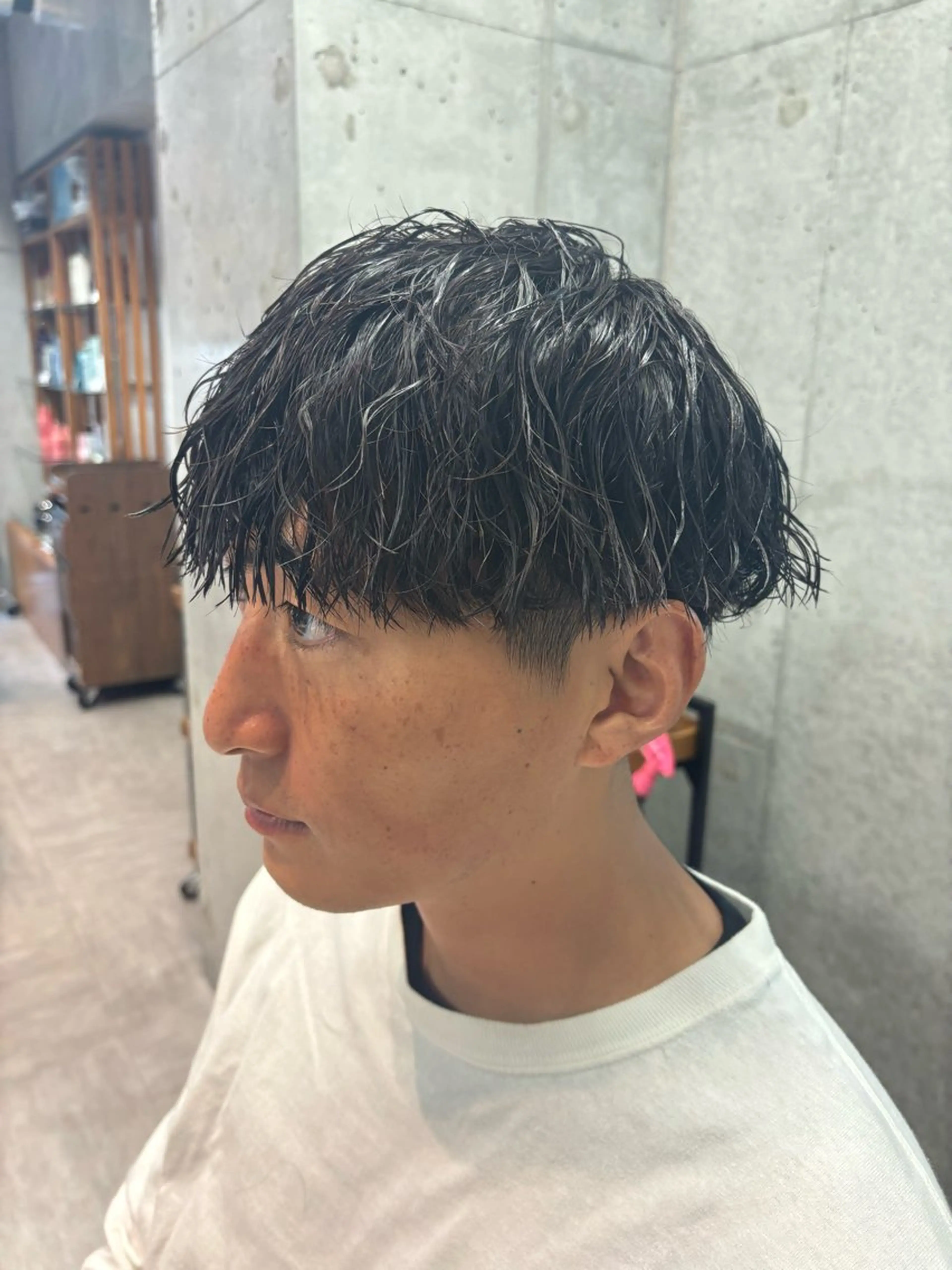 パーマ メンズ PANOLA下北沢 中川夢菜のヘアスタイル