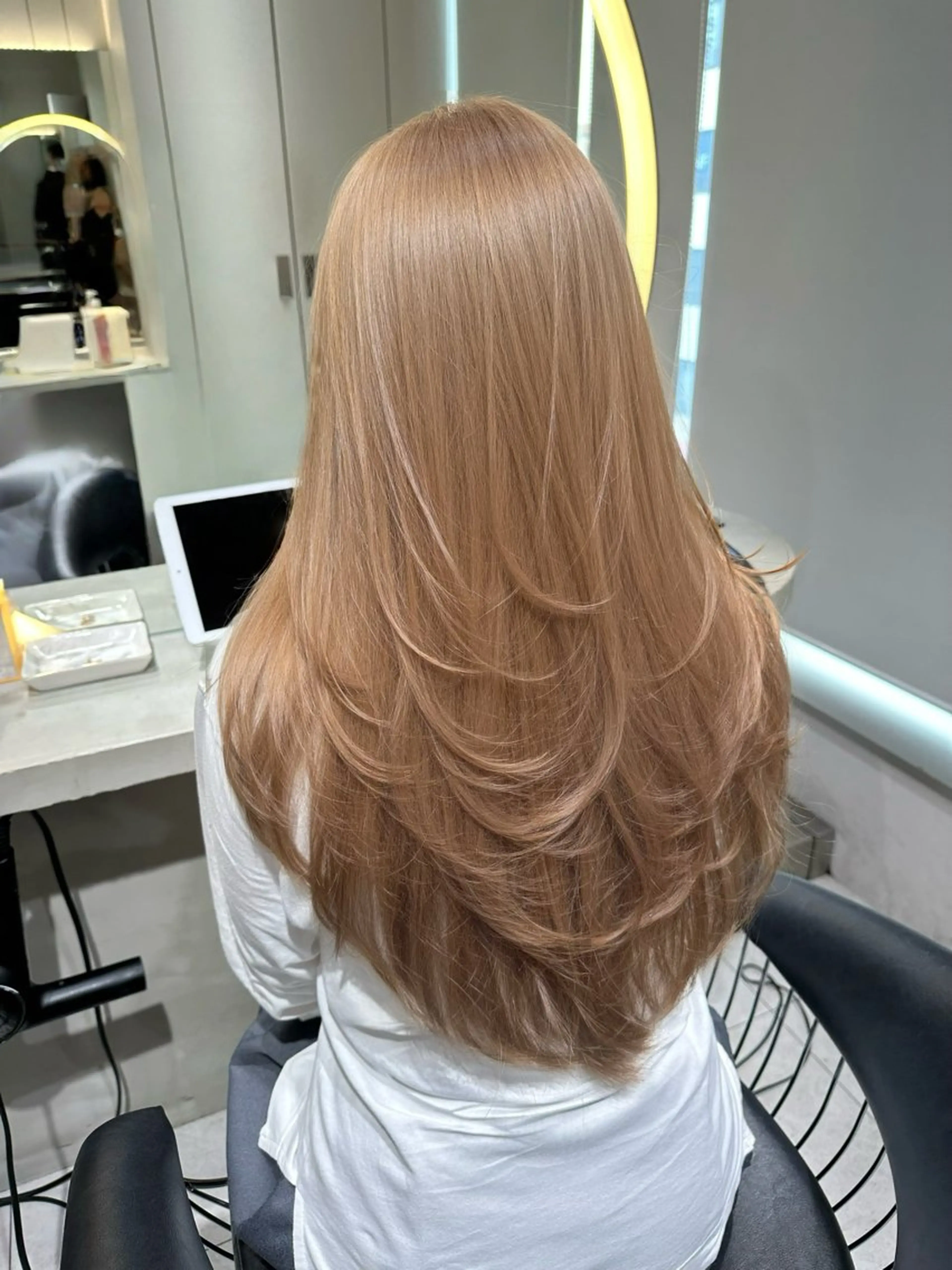 ロング カラー ヘアカラー ショート/レイヤー 髪質改善/加納のヘアスタイル