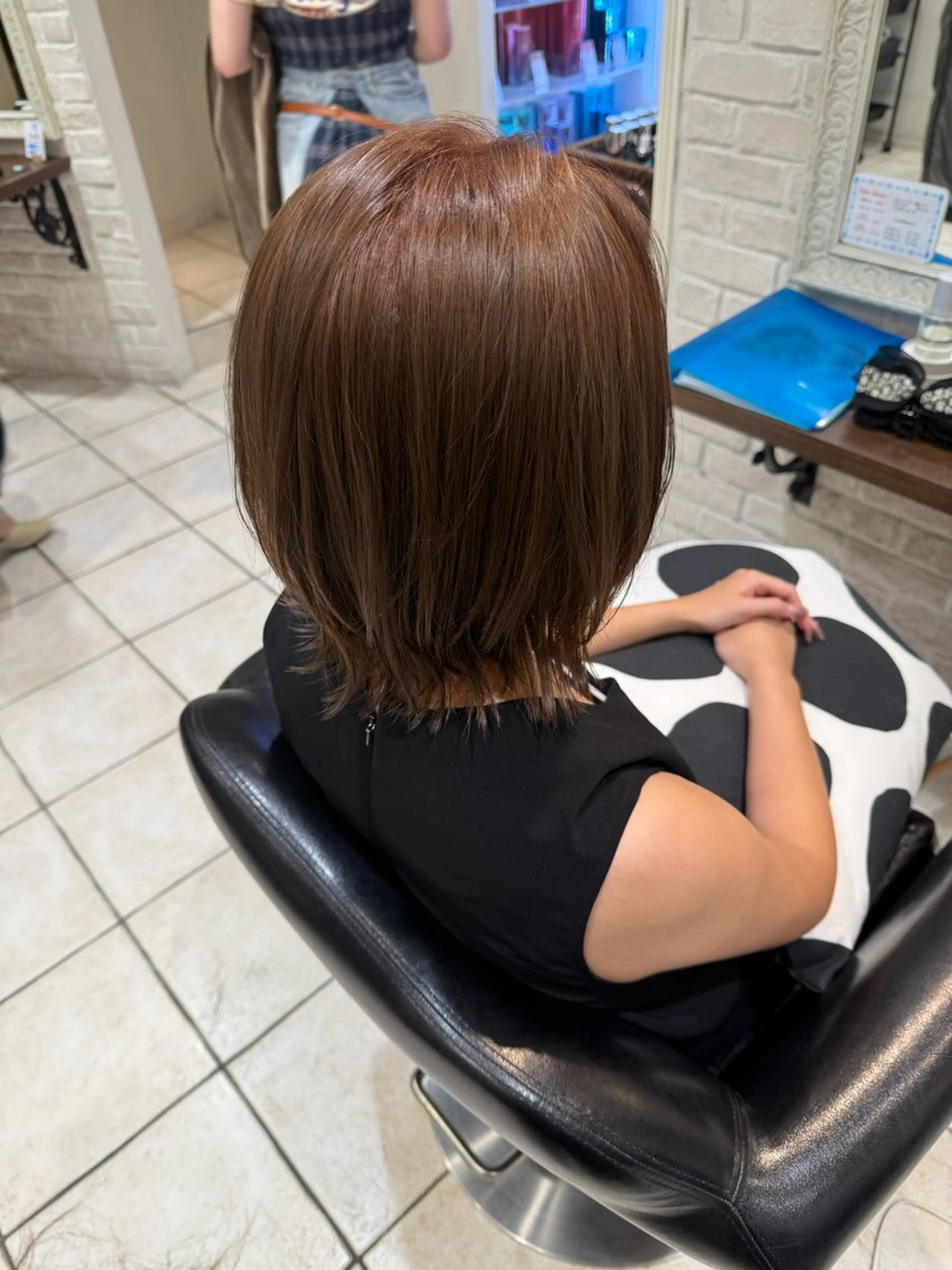 カラー 🩵RIKO🩵 透明感カラー🫧のヘアスタイル