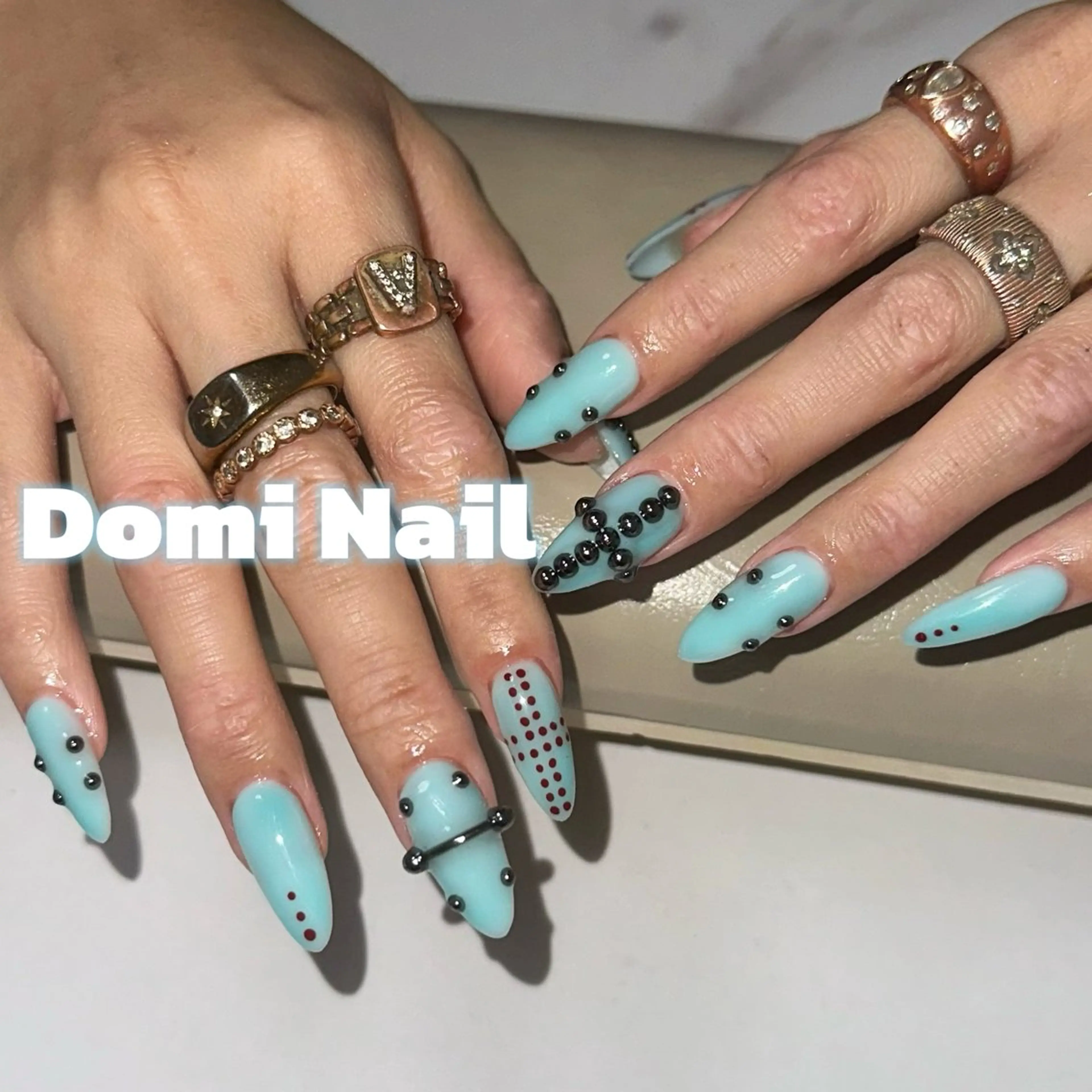 ネイル 持ち込み ネイルチップ ハンドネイル Domi Nail Salonのネイルデザイン
