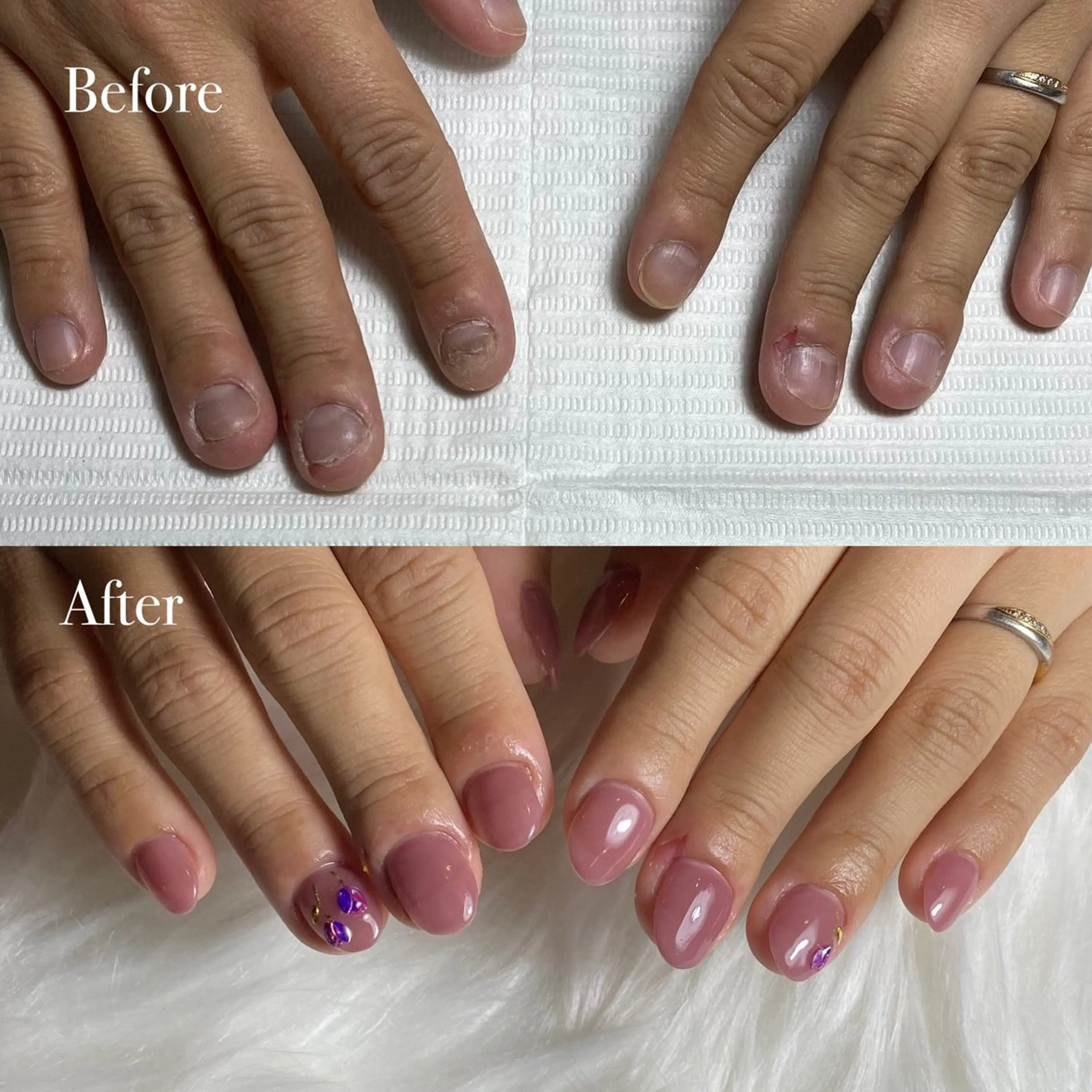 ネイル 長さ出し ジェルネイル スカルプネイル 春ネイル ハンドネイル NailTailor ネイルテイラーのネイルデザイン