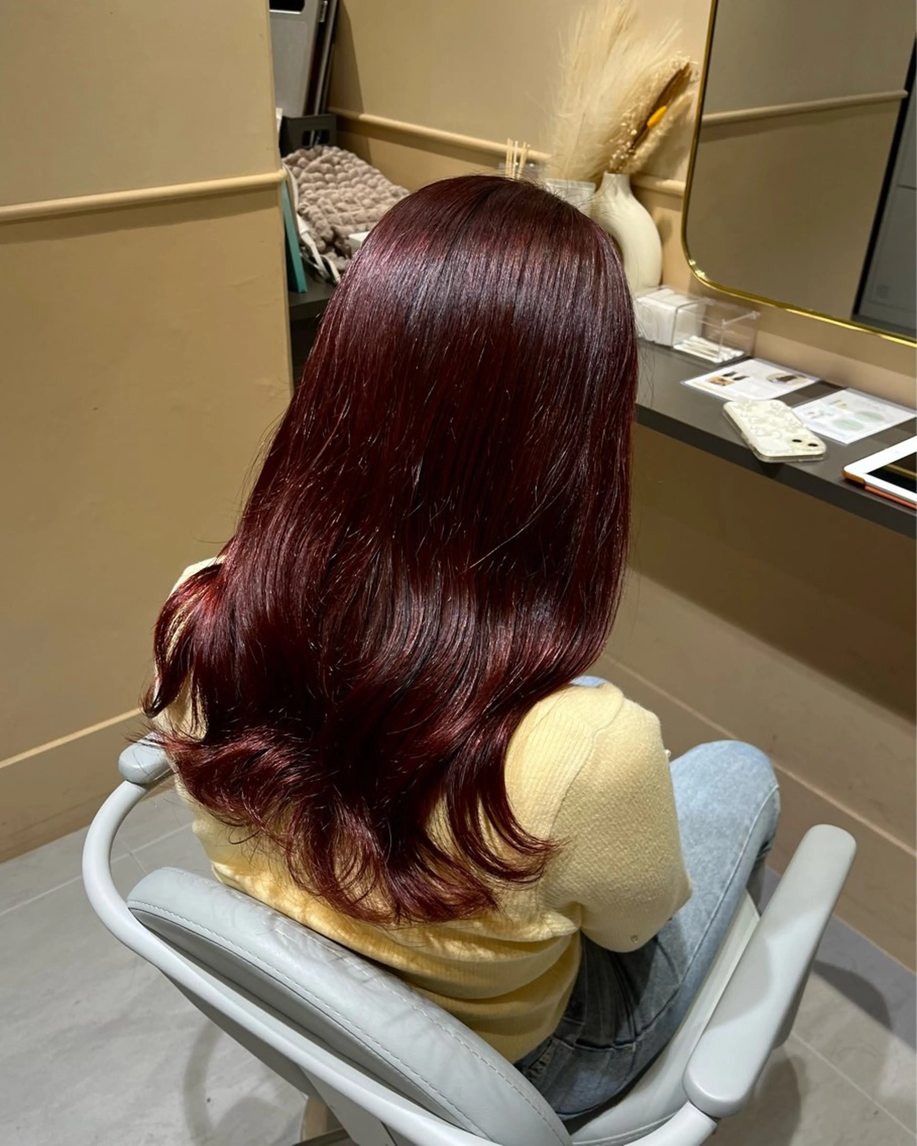 セミロング カラー 🫧tomoka 透明感カラー🫧のヘアスタイル