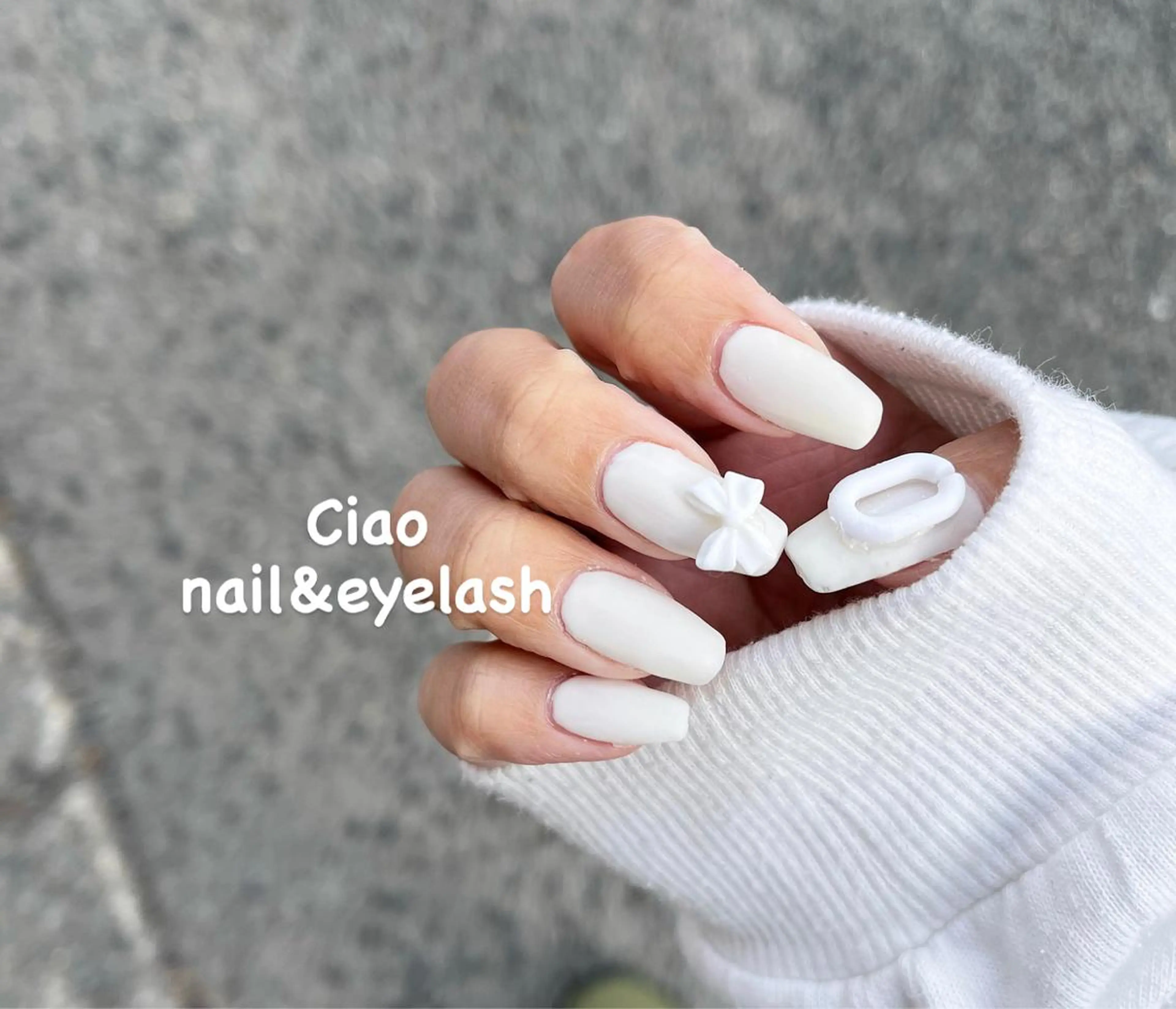 ネイル アートネイル ジェルネイル マットネイル ニュアンスネイル リボン #Amin nail salonのネイルデザイン