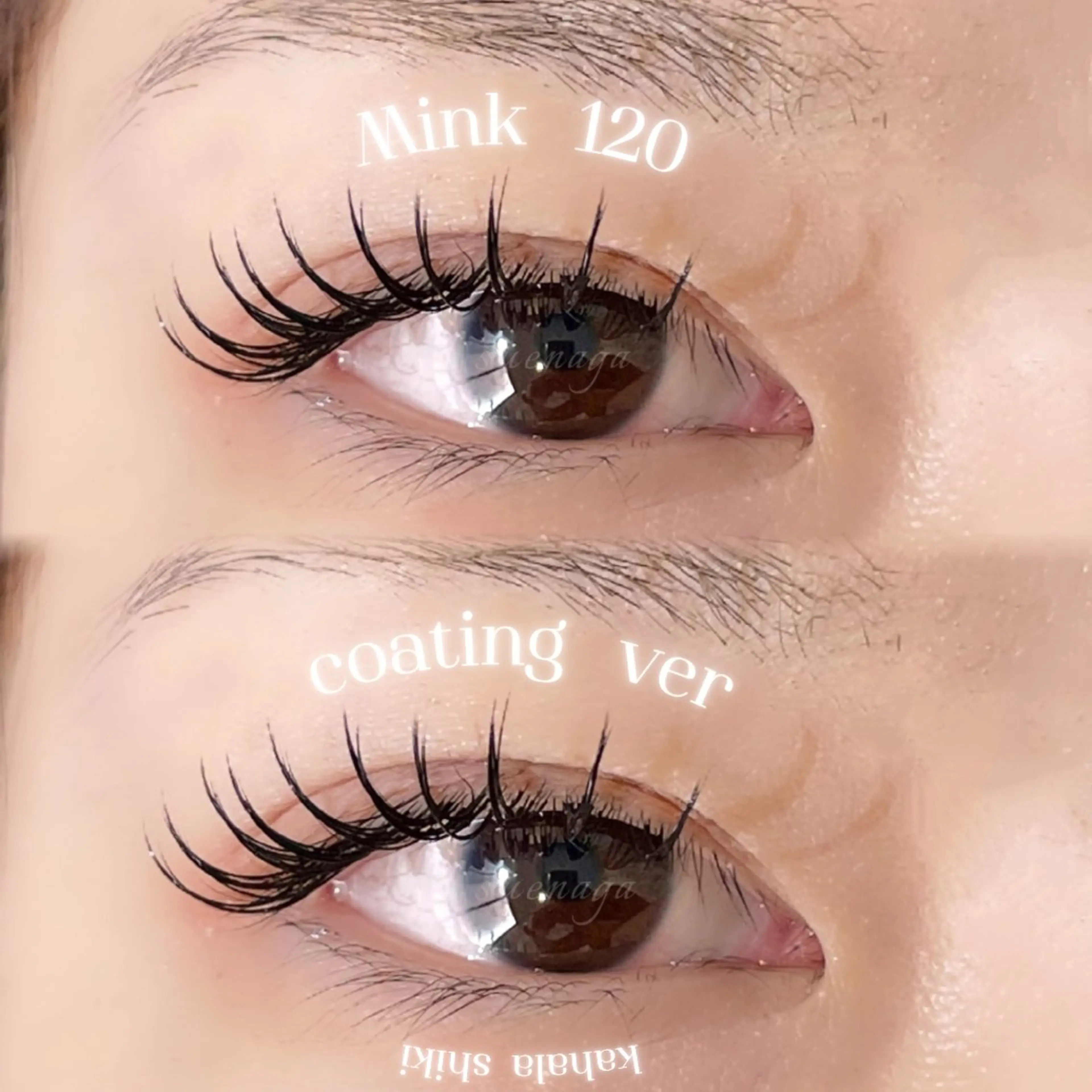 マツエク・マツパ Cカール ミンク Kahala⛱️ Suenagaのマツエク・マツパデザイン