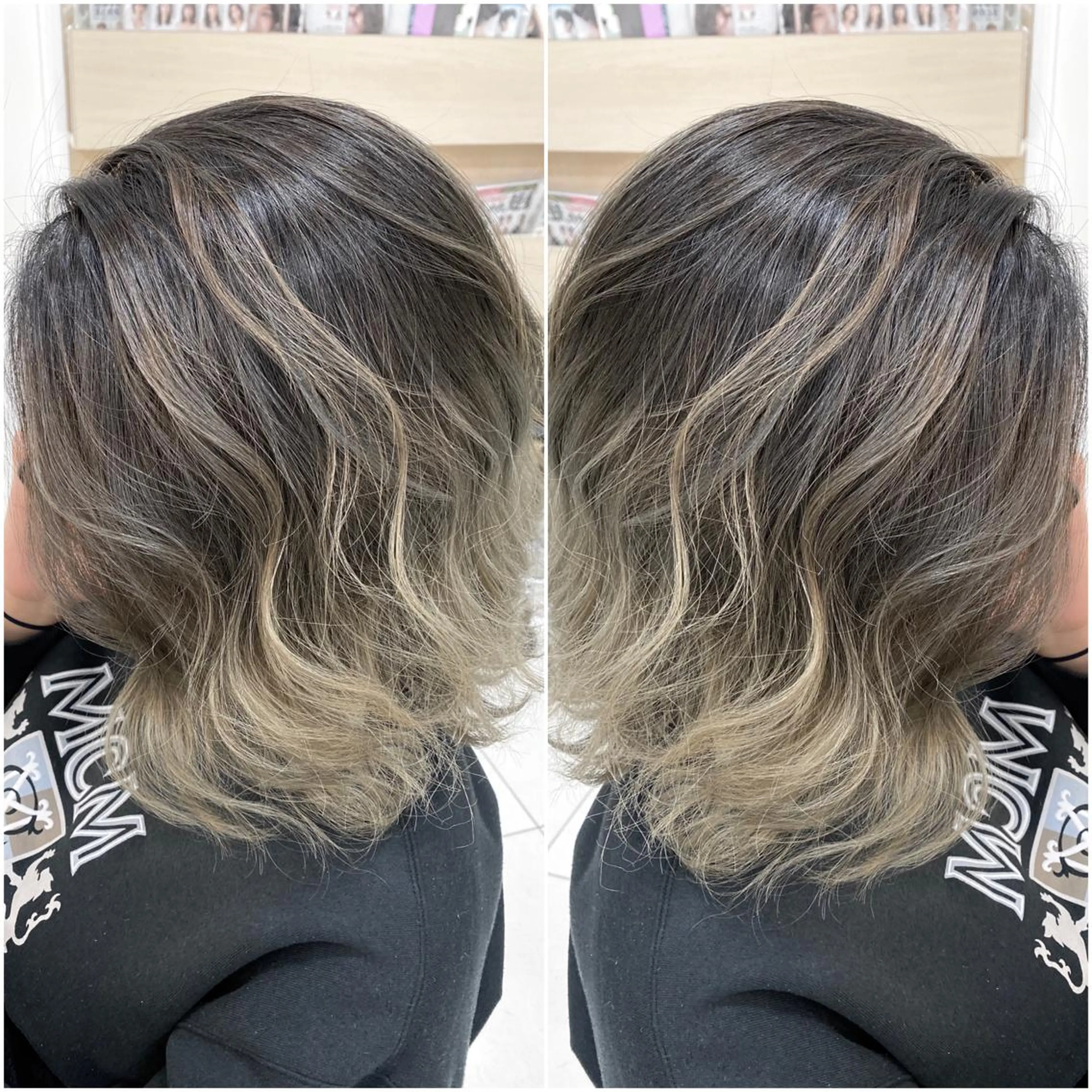 ミディアム 全席個室　暖色カラー Zina松園優香🌸のヘアスタイル