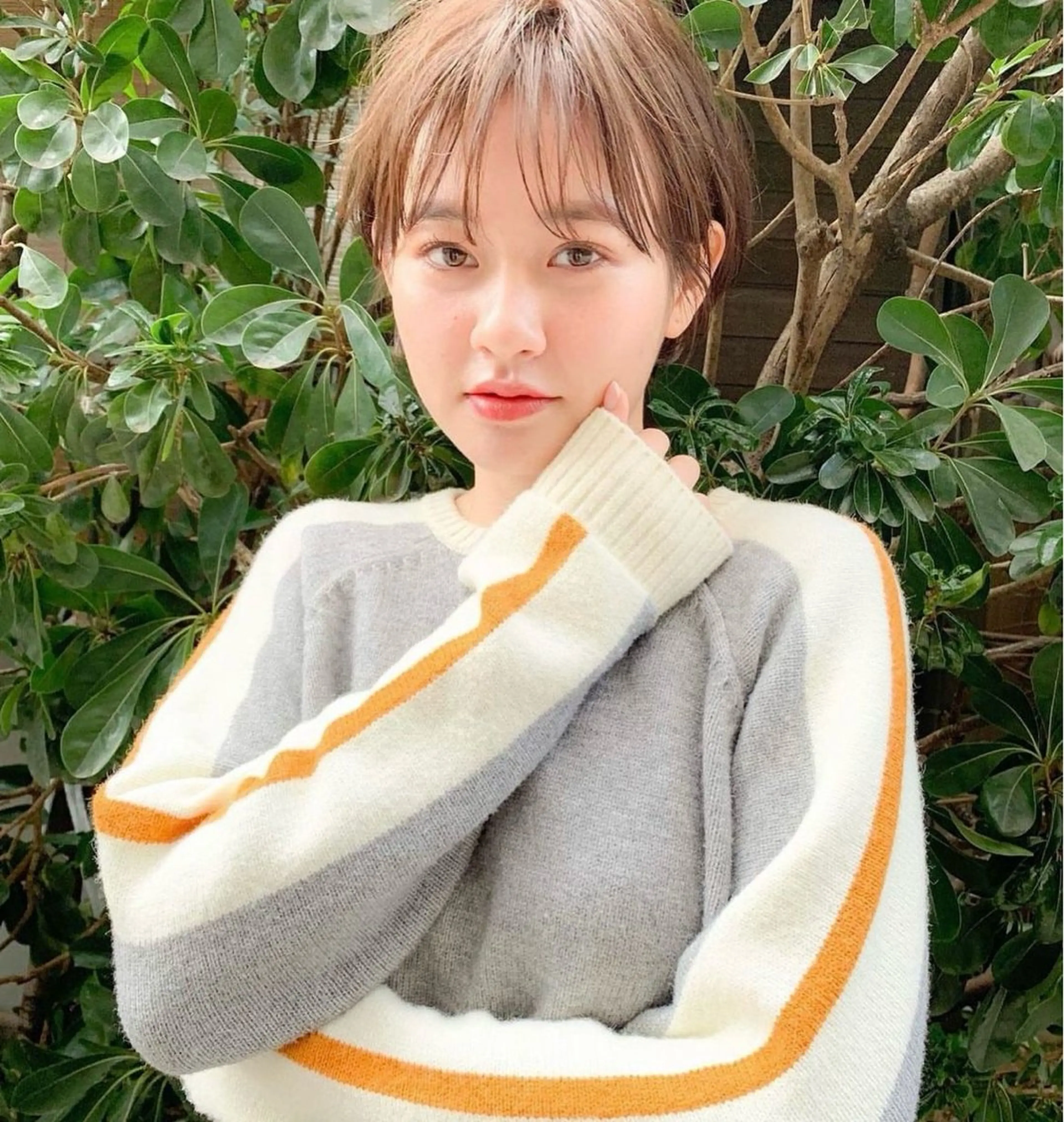 ショート カラー ショートヘア 小林 莉菜のヘアスタイル