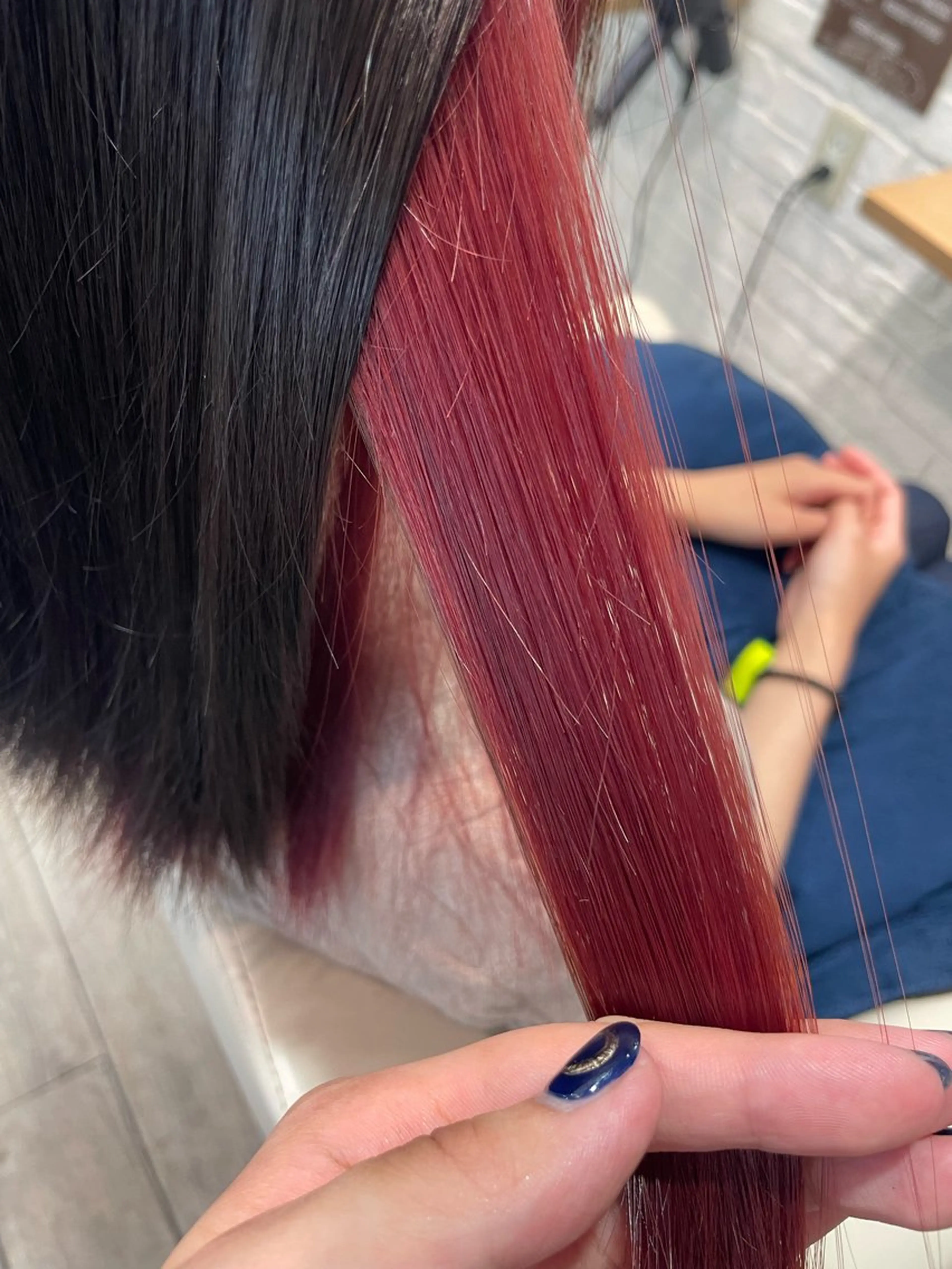 カラー ブリーチ インナーカラー ピンクカラー ヘアカラー 🦋きょういち 🦋のヘアスタイル