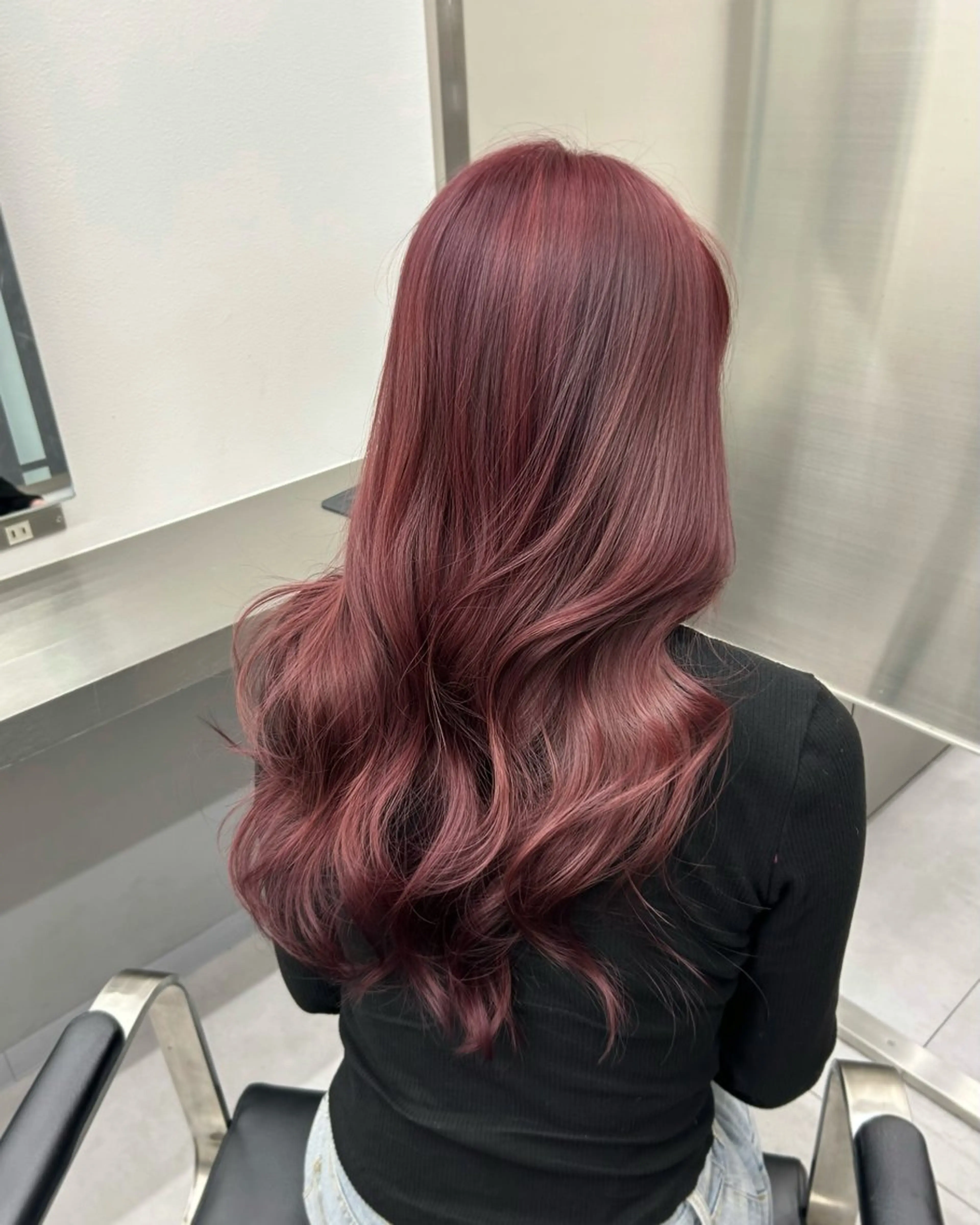 ロング レイヤーカット カット ヘアカラー トリートメント 大人レイヤー/艶美髪 🇺🇸TOMONAのヘアスタイル