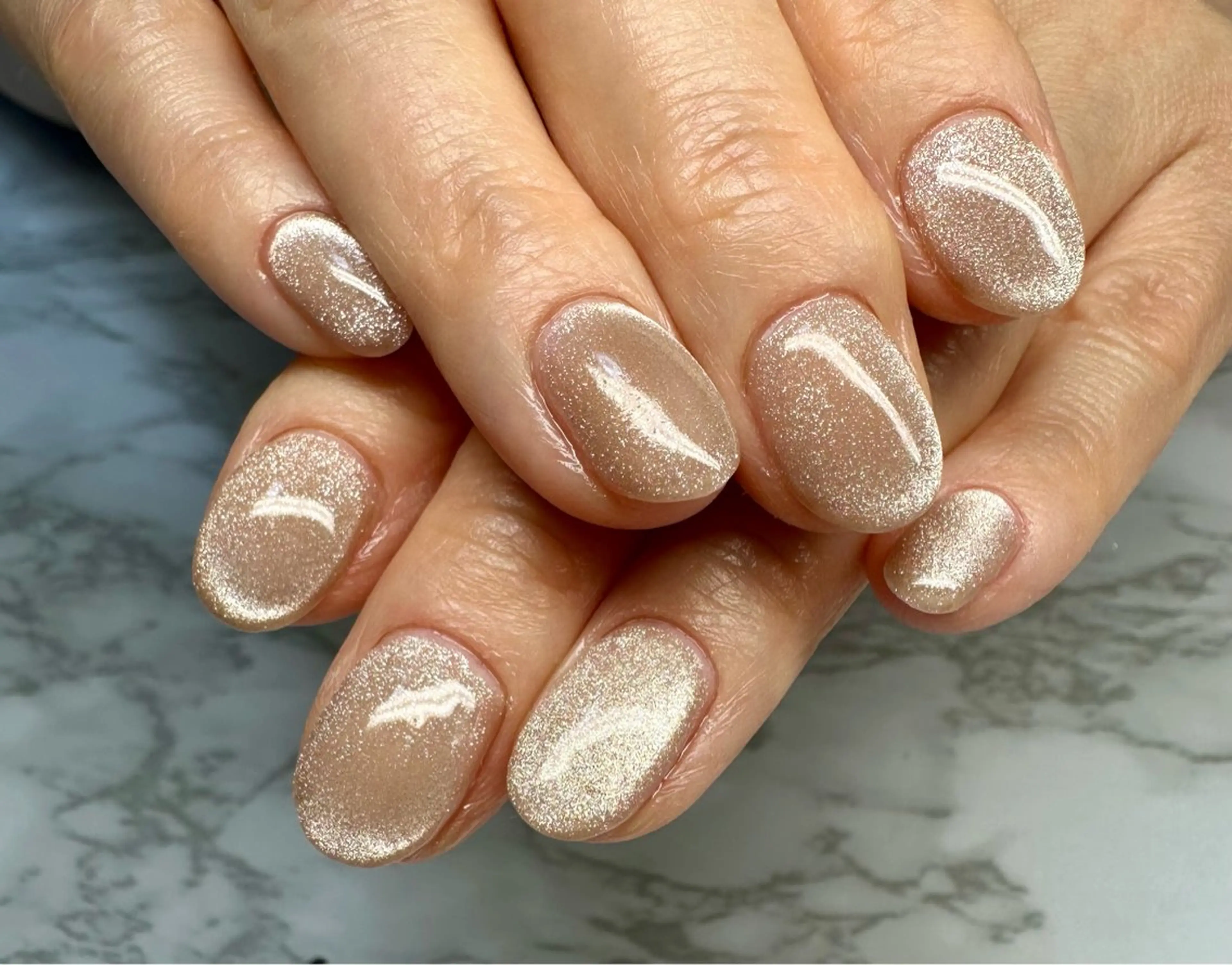 ネイル マグネットネイル ニュアンスネイル ワンカラーネイル 夏ネイル M.N_ nailのネイルデザイン