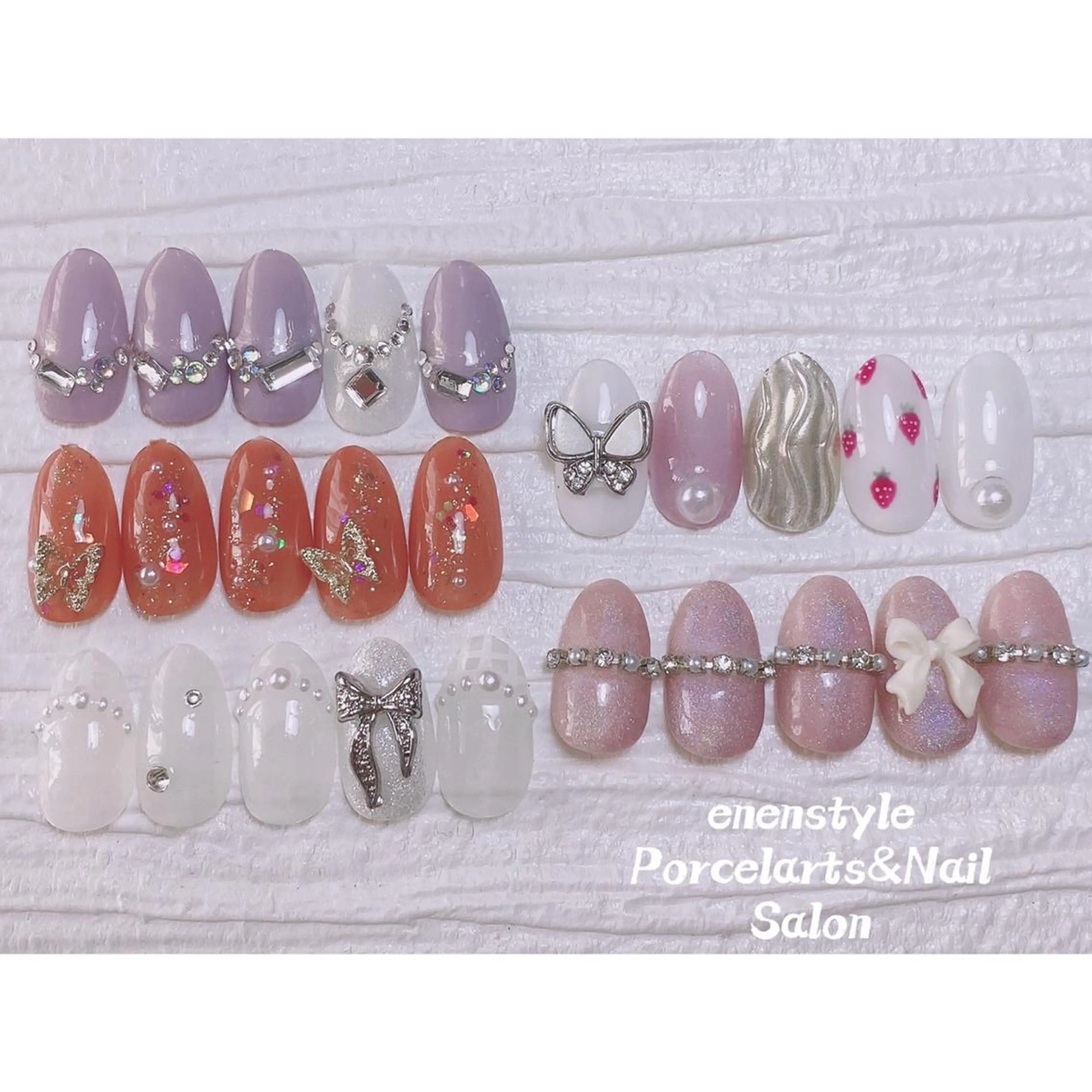 ミディアム ネイル 👑enen style👑のネイルデザイン