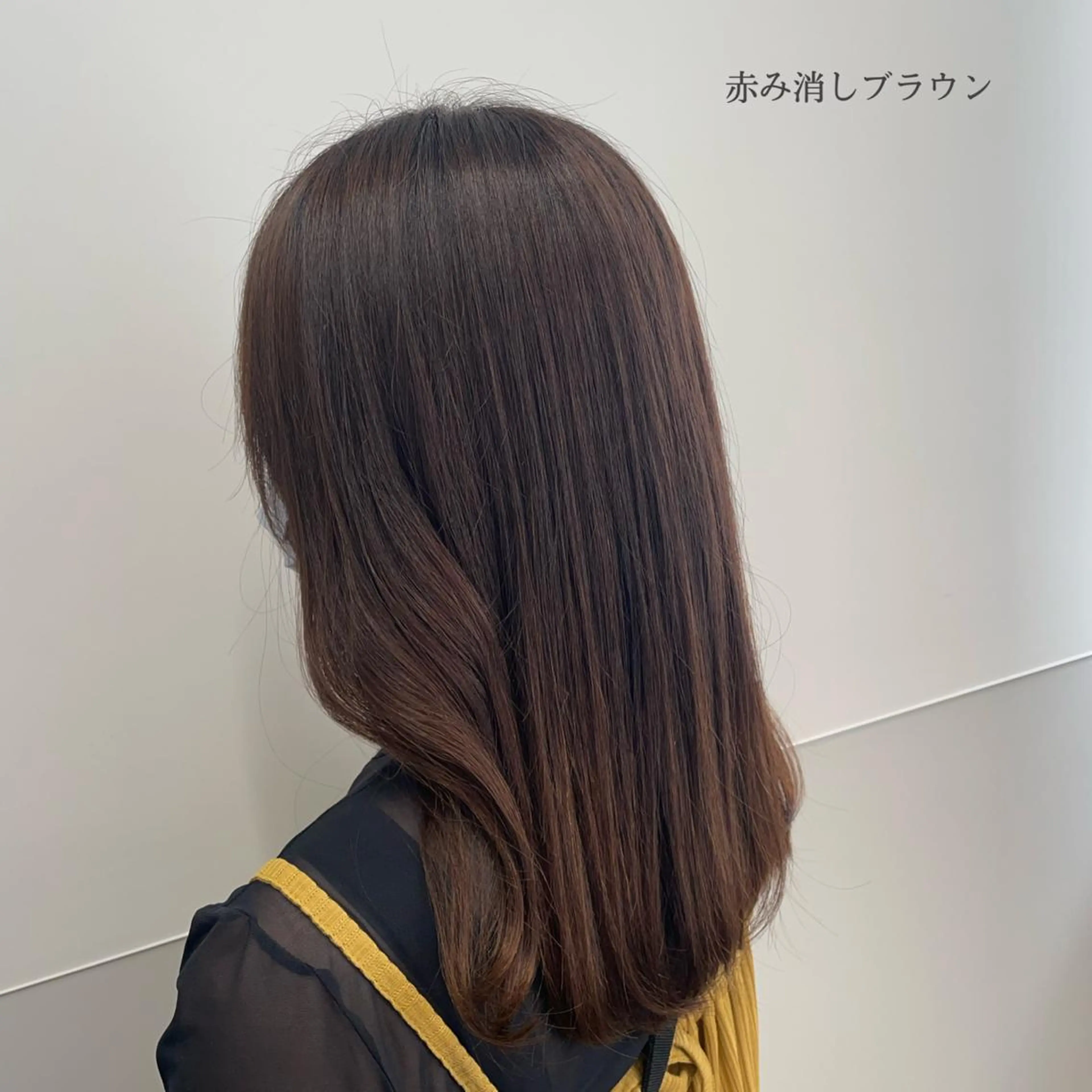 セミロング カラー SAKI ☺︎のヘアスタイル