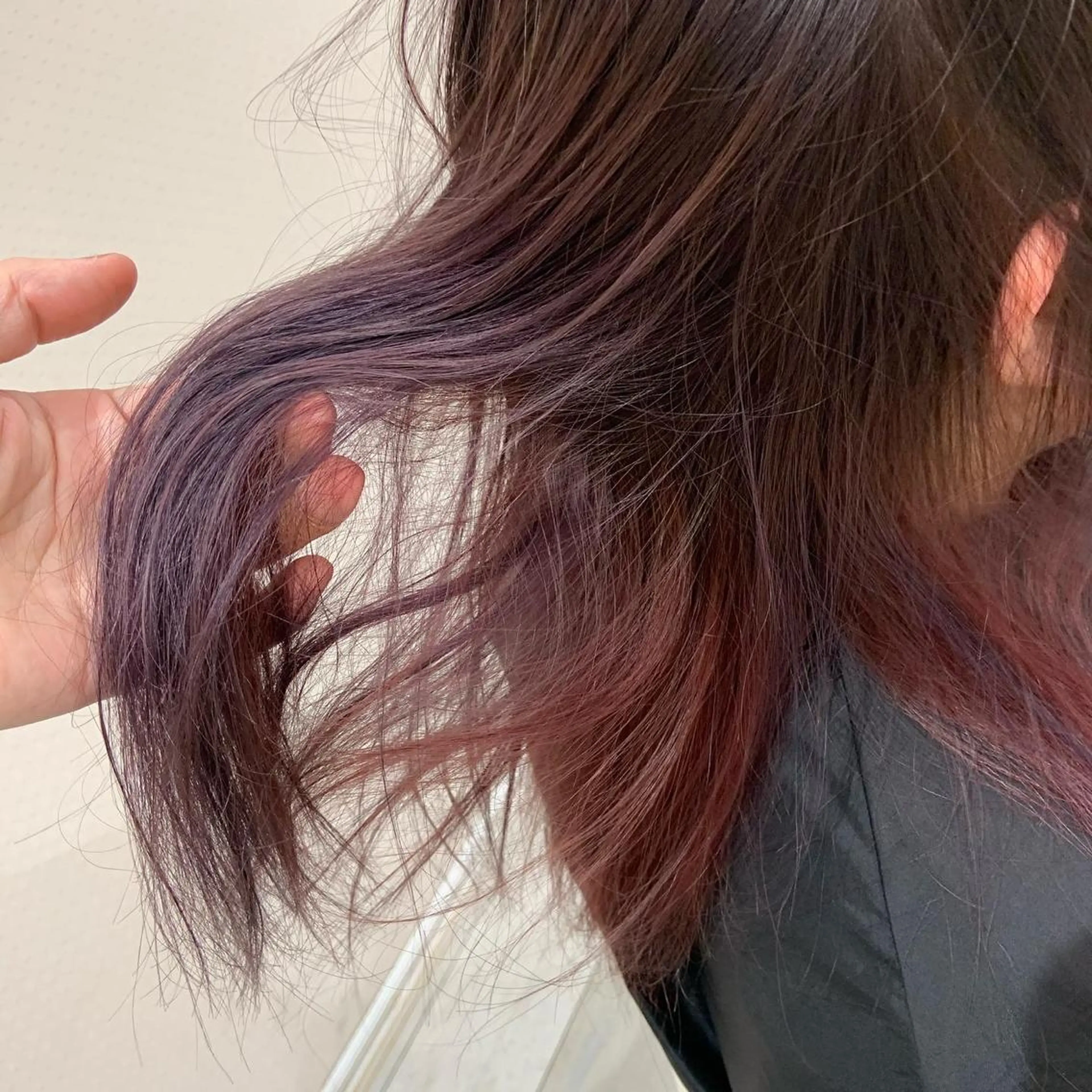 カラー インナーカラー ラベンダーカラー ピンクカラー ⭐️💛骨格を診断 髪質改善◎RIKIのヘアスタイル