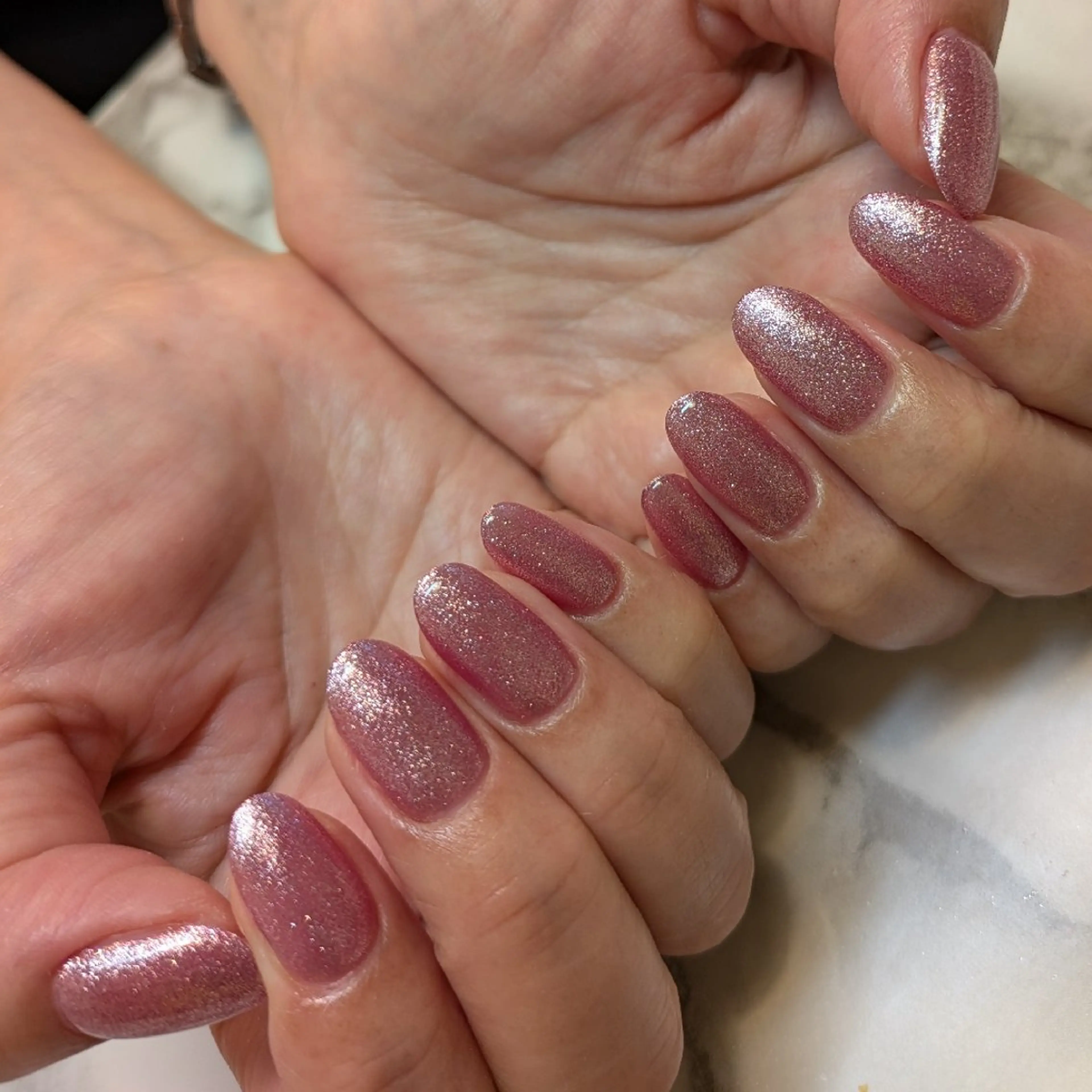 ネイル ラメ(グリッター) ジェヌインネイル 河内のネイルデザイン