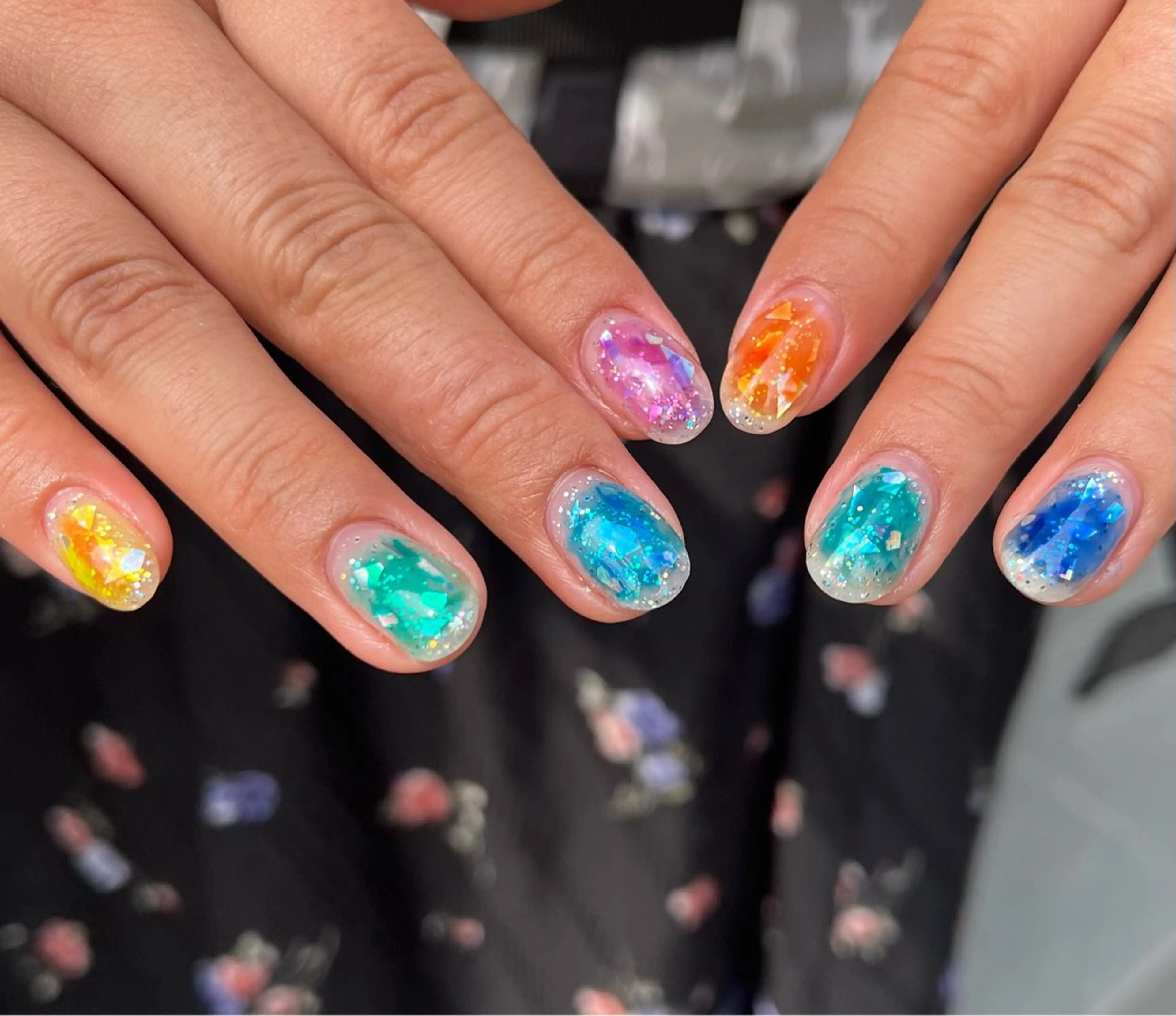 ネイル キラキラネイル ハンドネイル HazeGrass NAILのネイルデザイン