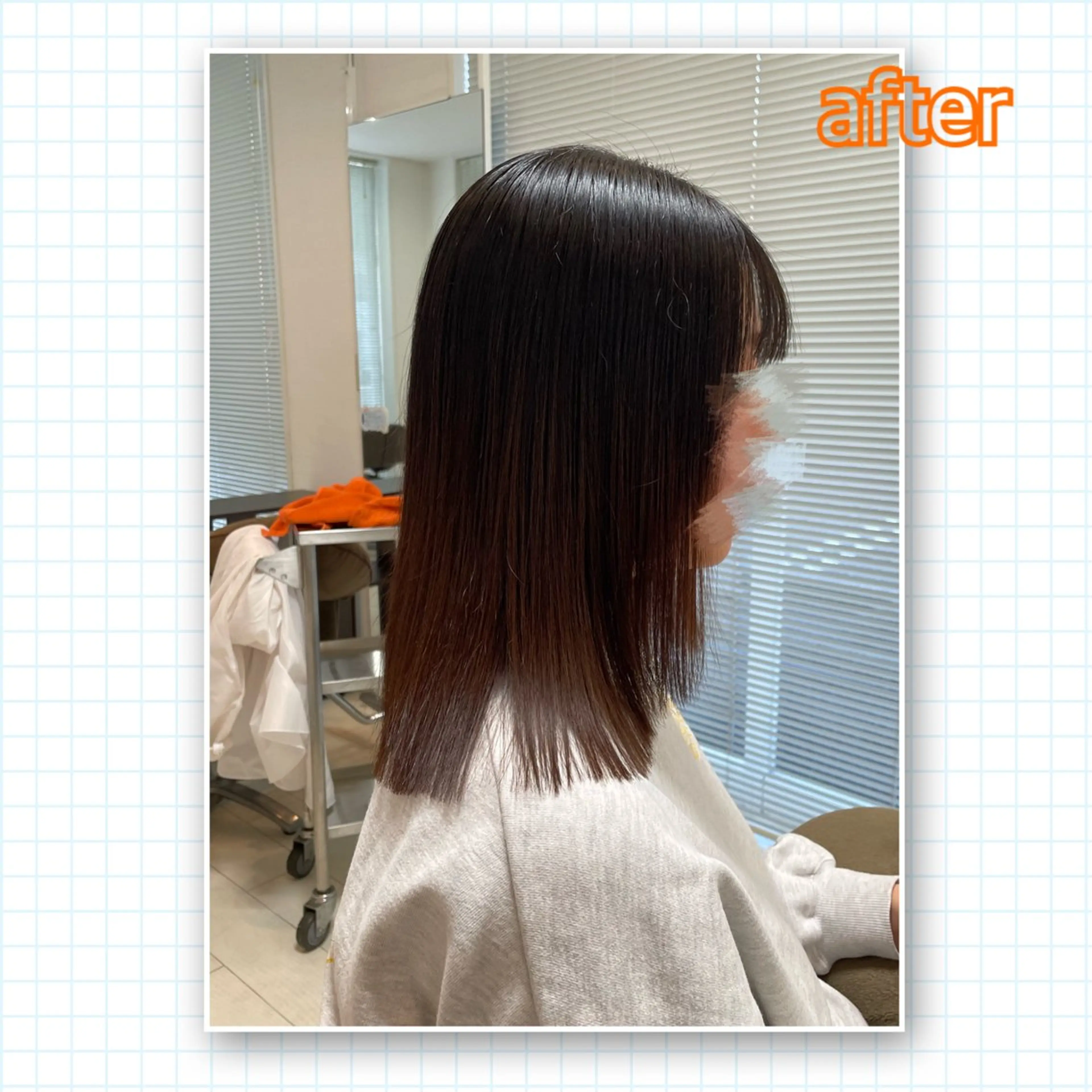 セミロング アミーベル🧸🧡 本店✂️しおりのヘアスタイル