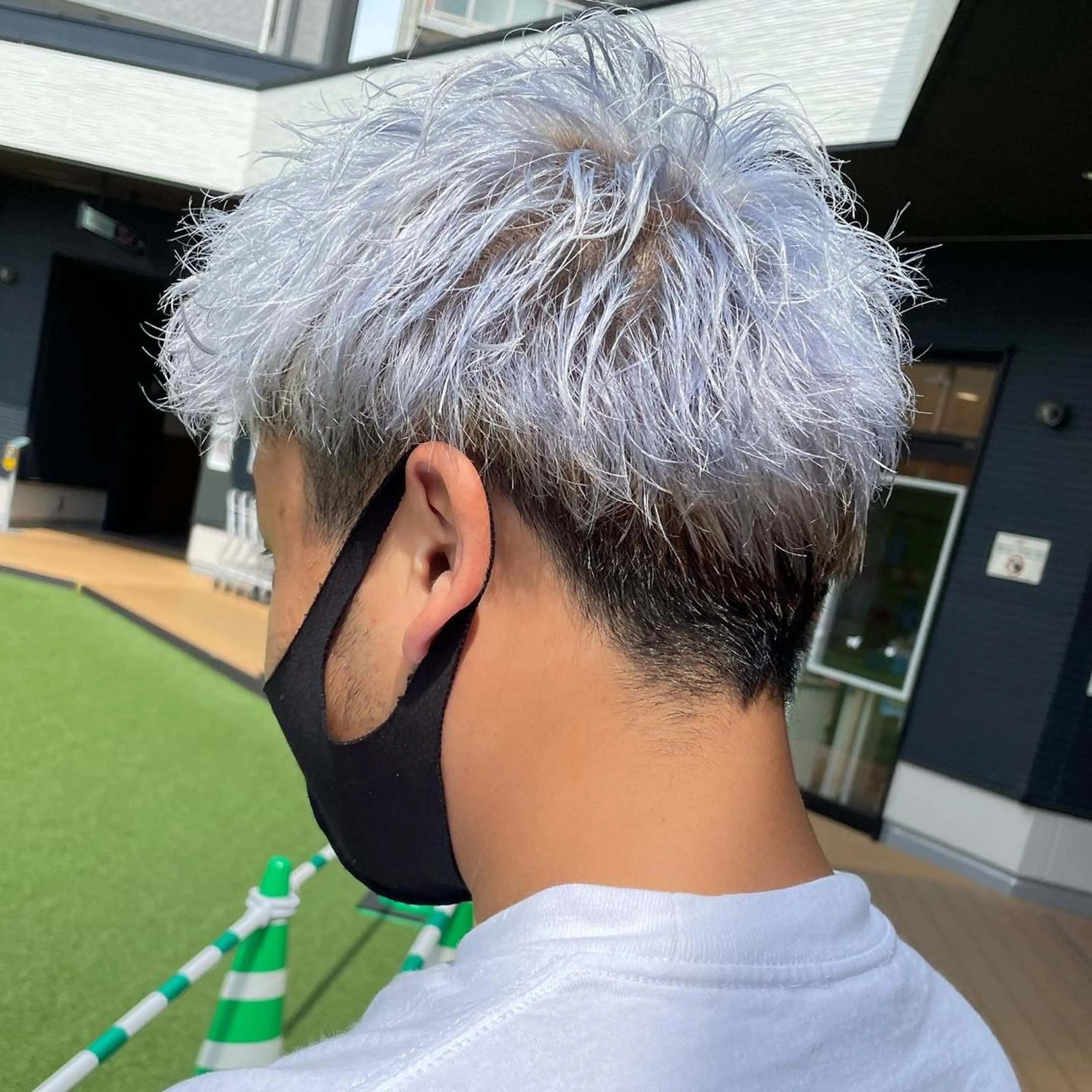 ショート カラー メンズ メンズヘア特化 崎田 成人のヘアスタイル