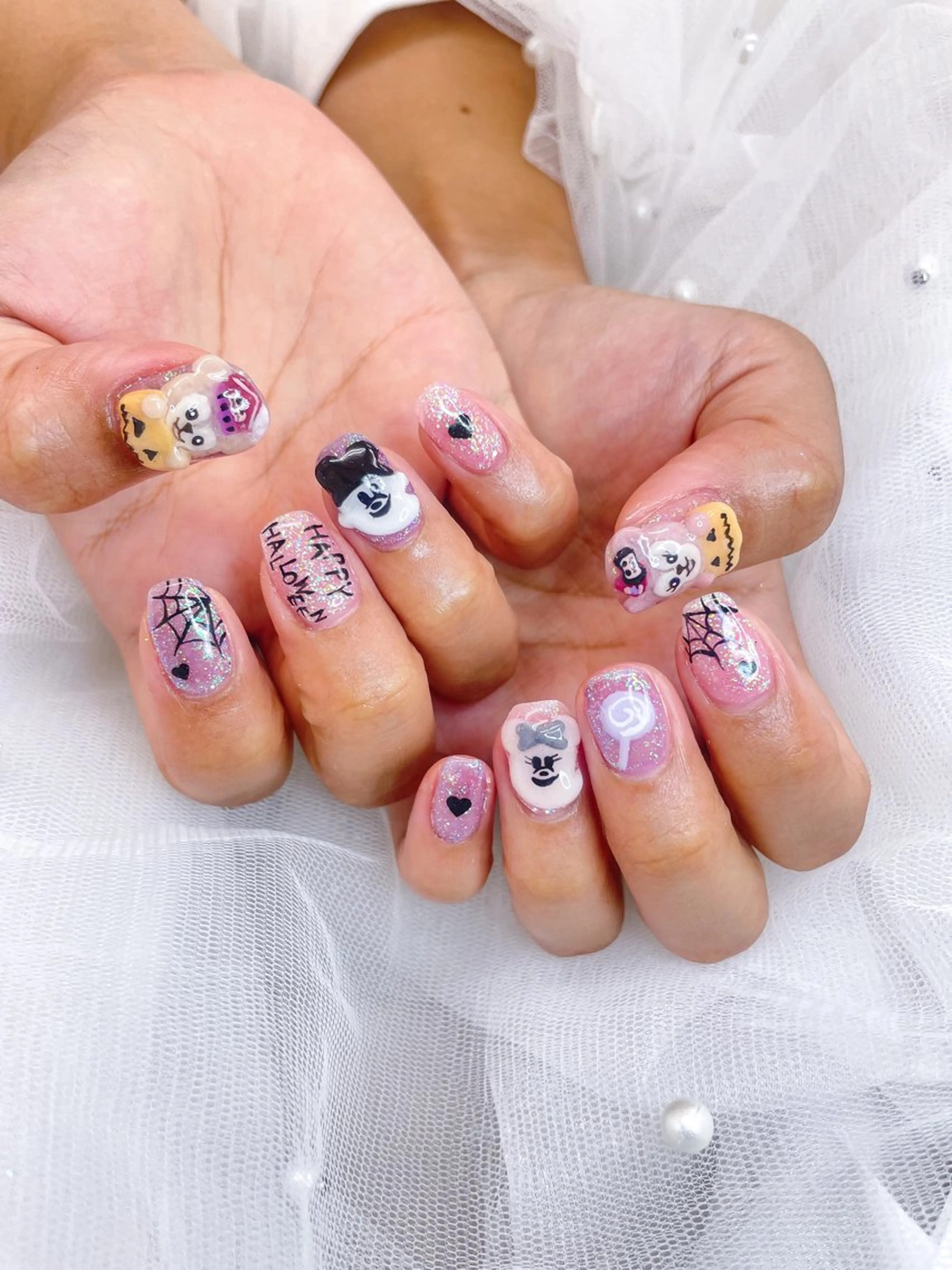 ネイル ハロウィン ハンドネイル 五十嵐 美智のネイルデザイン