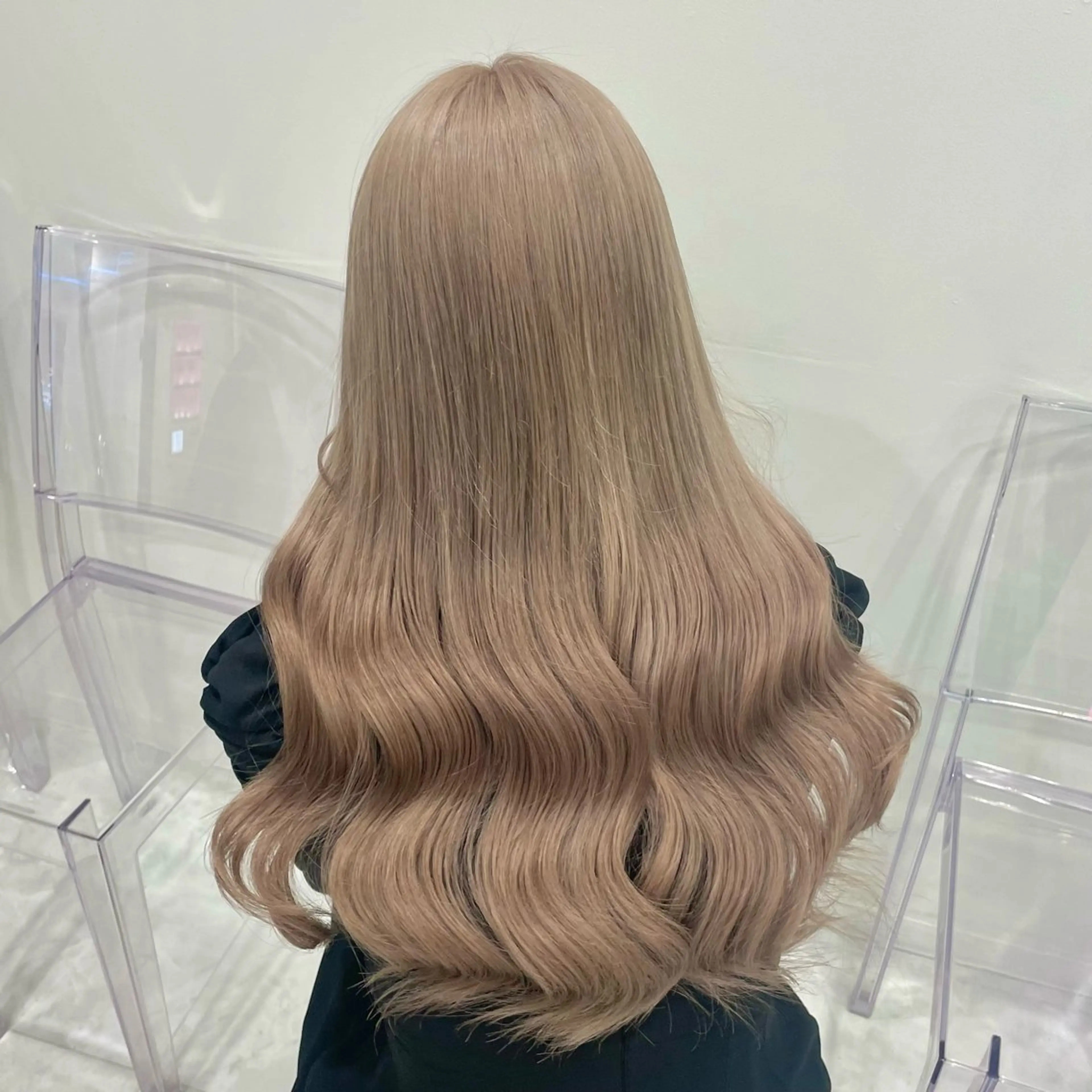 ミディアム カラー 🎀🧁ダメージレス 艶髪カラー🧁🎀のヘアスタイル