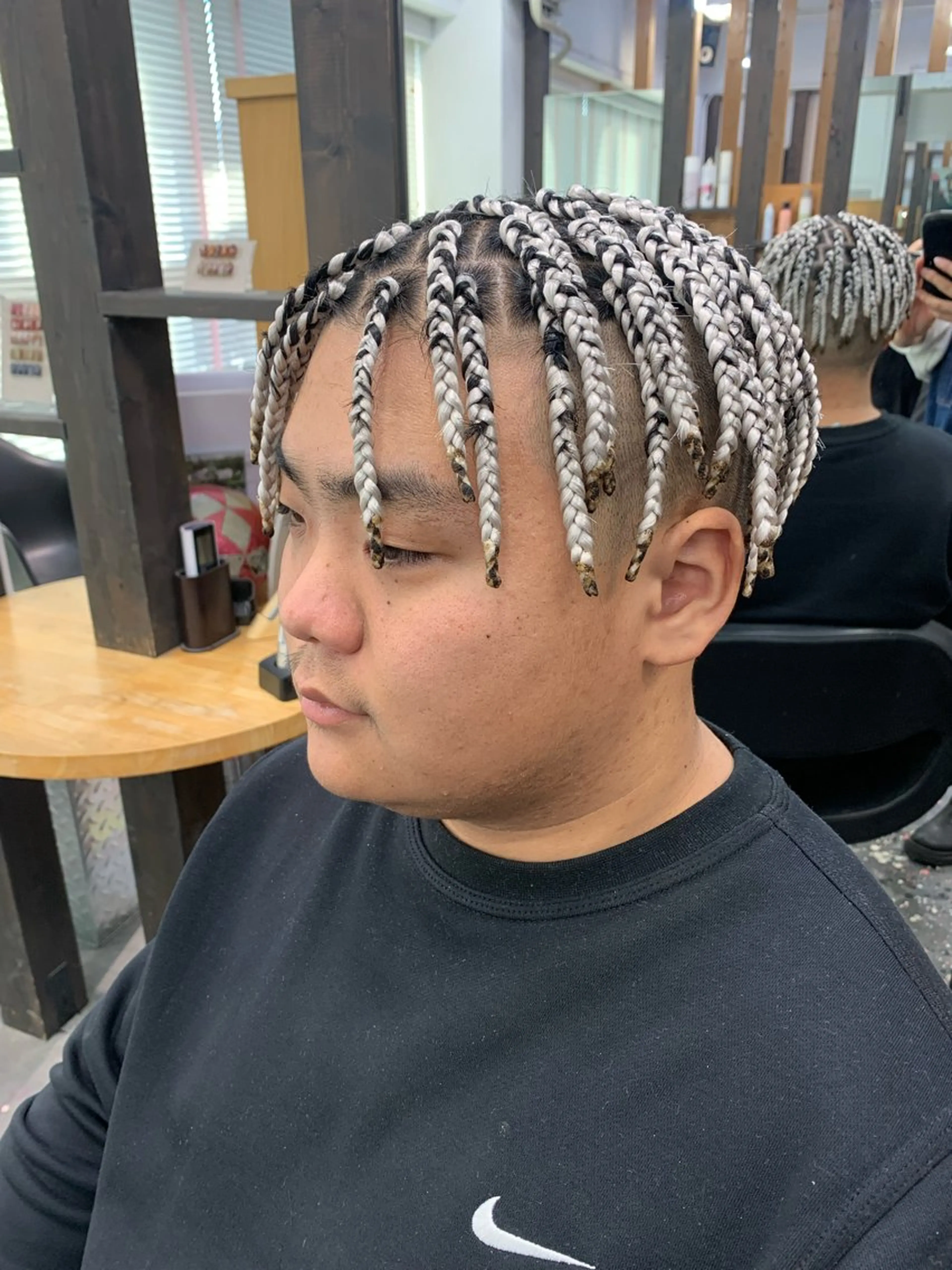 ショート ヘアアレンジ メンズ MEI/ブレイズ/ コーンロウ/茅ヶ崎のヘアスタイル