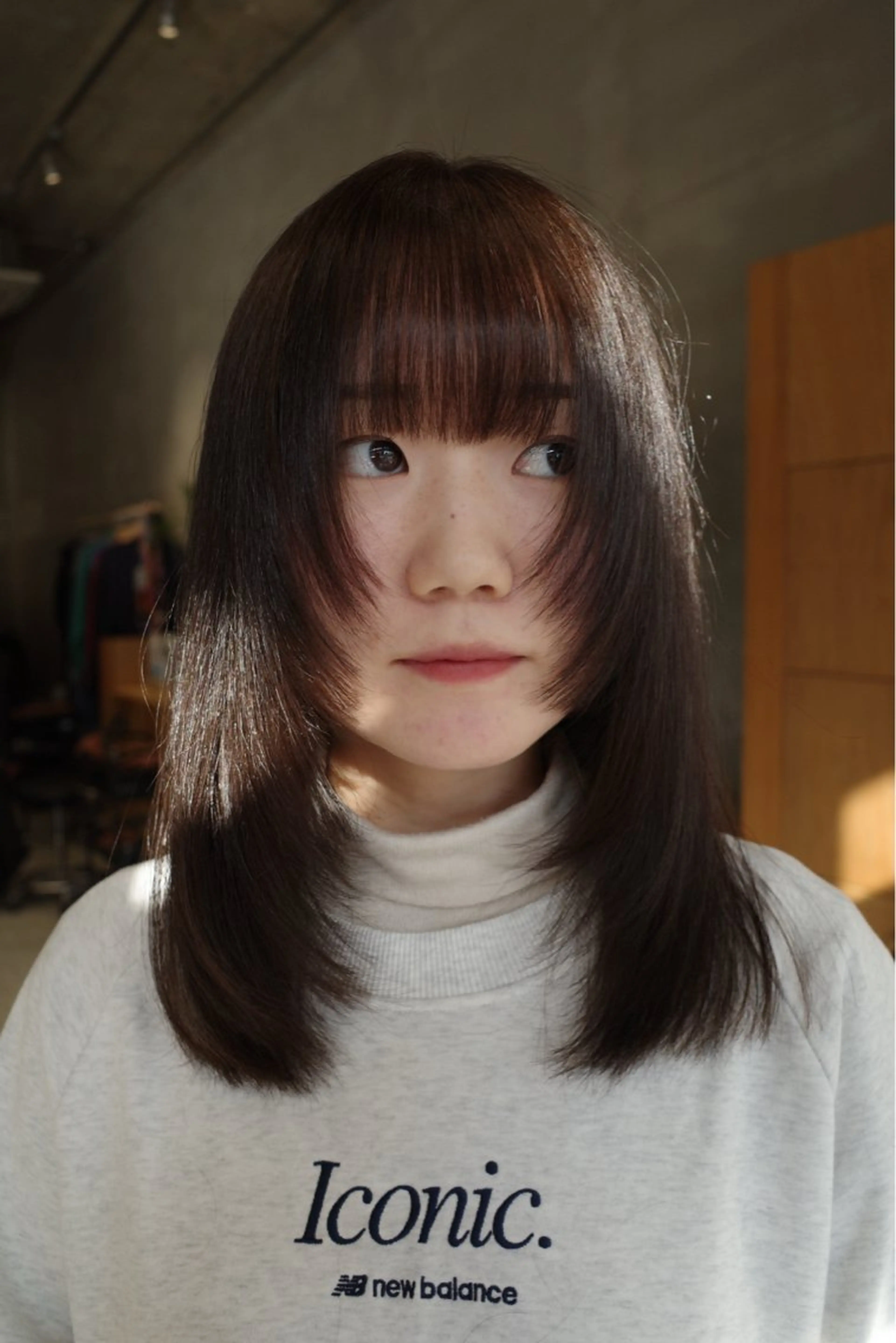 ミディアム 柔らかいオリーブ🍃 カラーNatsumiのヘアスタイル